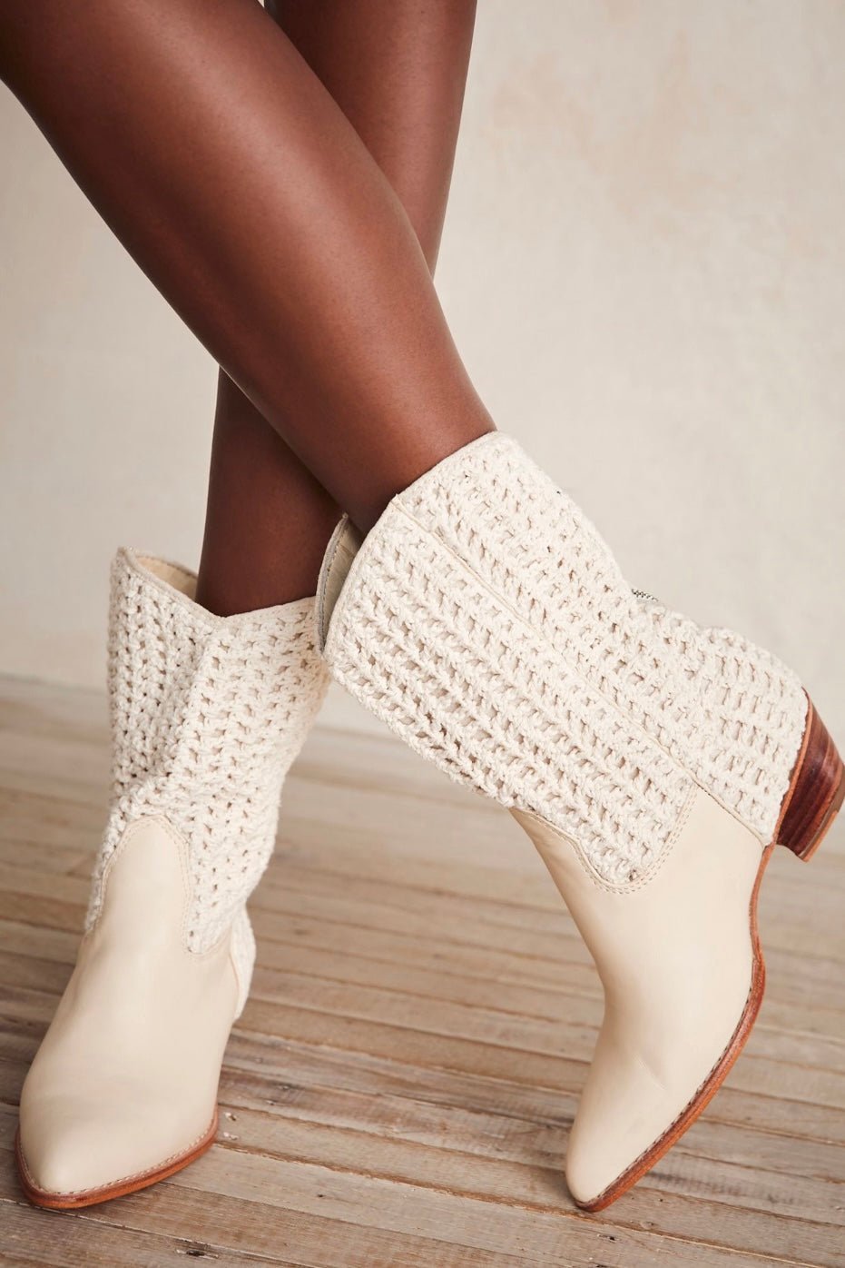 SELINA CROCHET WESTERN BOOTS - MOMO STUDIO BERLIN - Berlin Concept Store - sustainable & ethical fashion