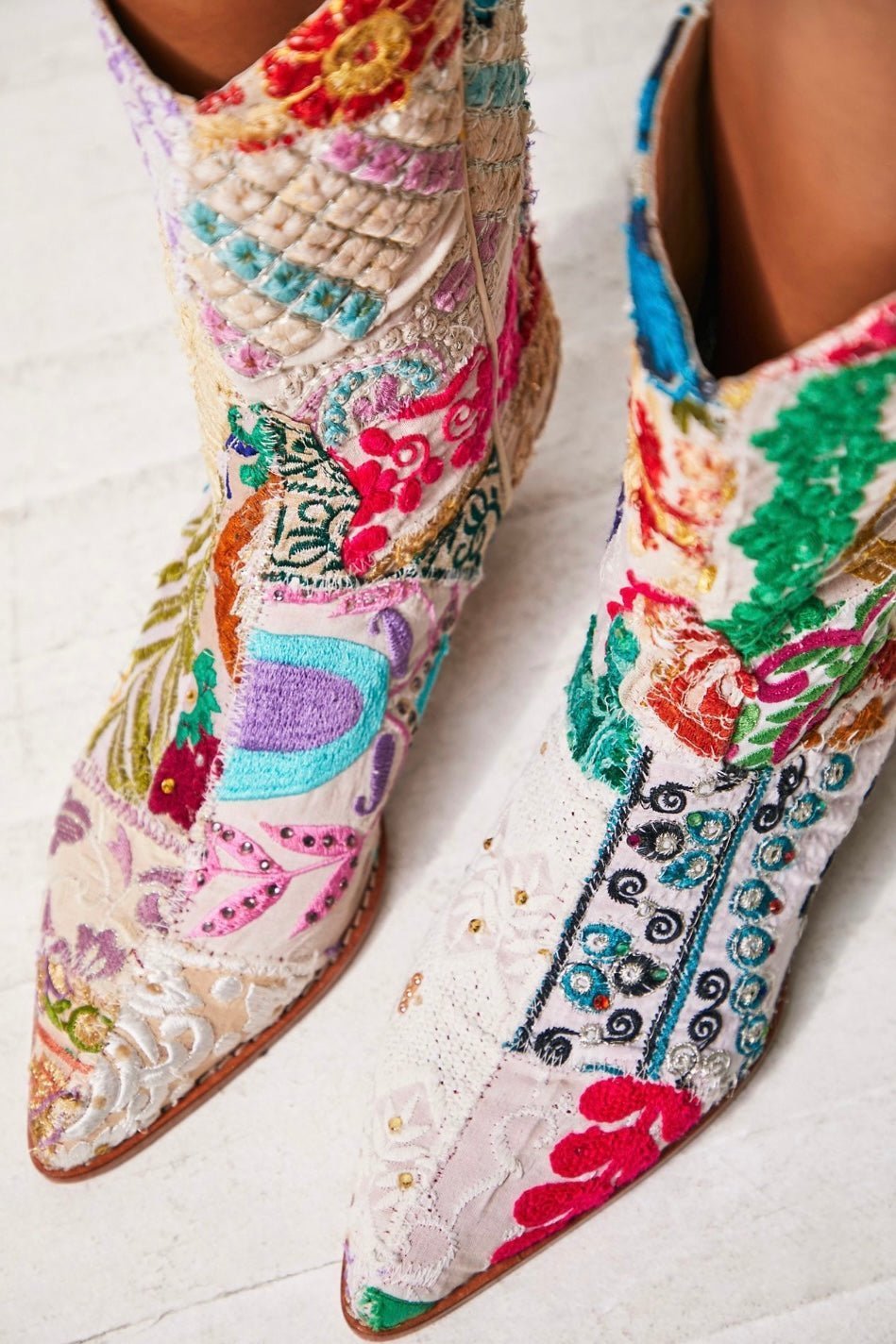 SELINA PATCHWORK WESTERN BOOTS - MOMO STUDIO BERLIN - Berlin Concept Store - sustainable & ethical fashion