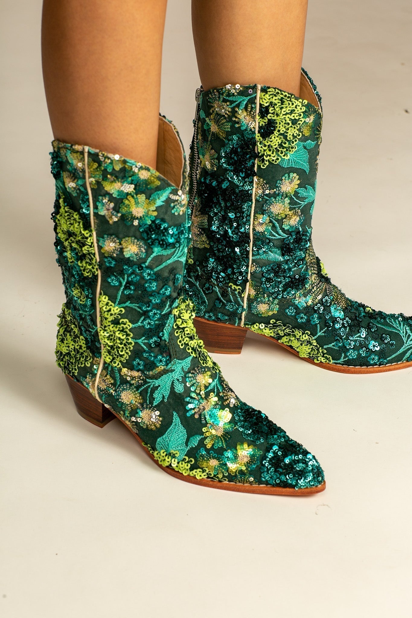 SELINA SEQUIN EMBELLESHED BOOTS - MOMO STUDIO BERLIN - Berlin Concept Store - sustainable & ethical fashion