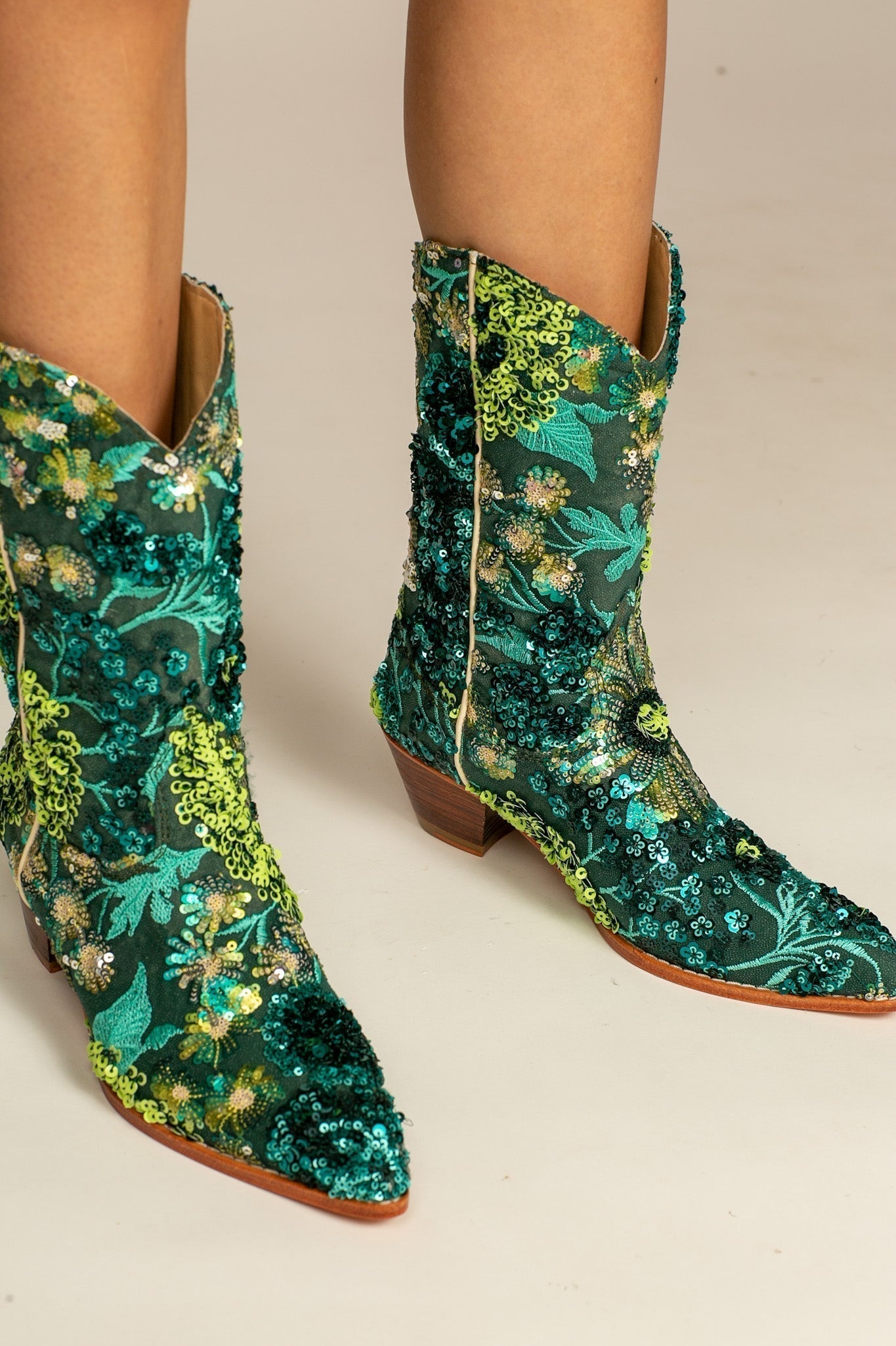 SELINA SEQUIN EMBELLESHED BOOTS - MOMO STUDIO BERLIN - Berlin Concept Store - sustainable & ethical fashion