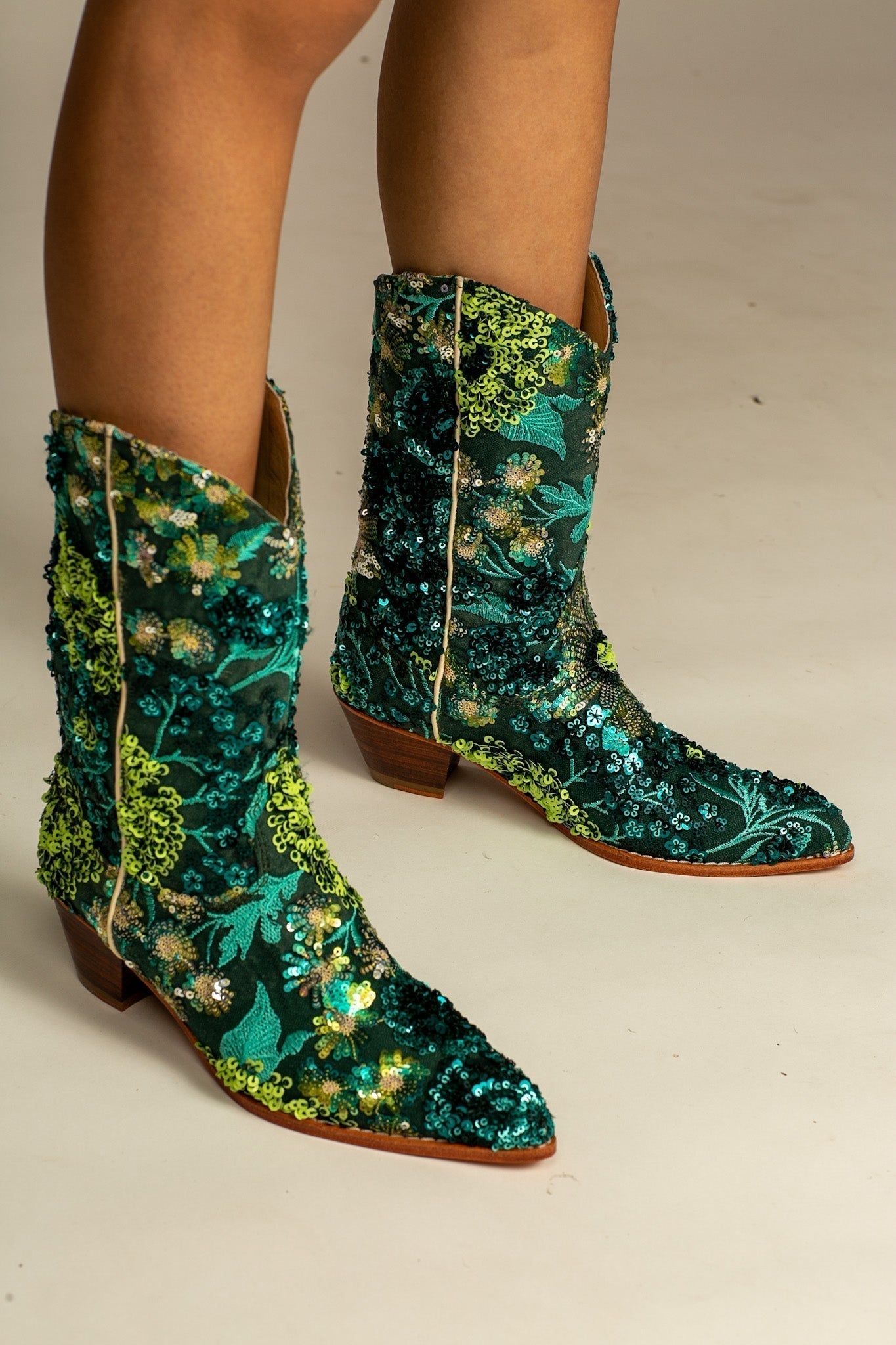 SELINA SEQUIN EMBELLESHED BOOTS - MOMO STUDIO BERLIN - Berlin Concept Store - sustainable & ethical fashion