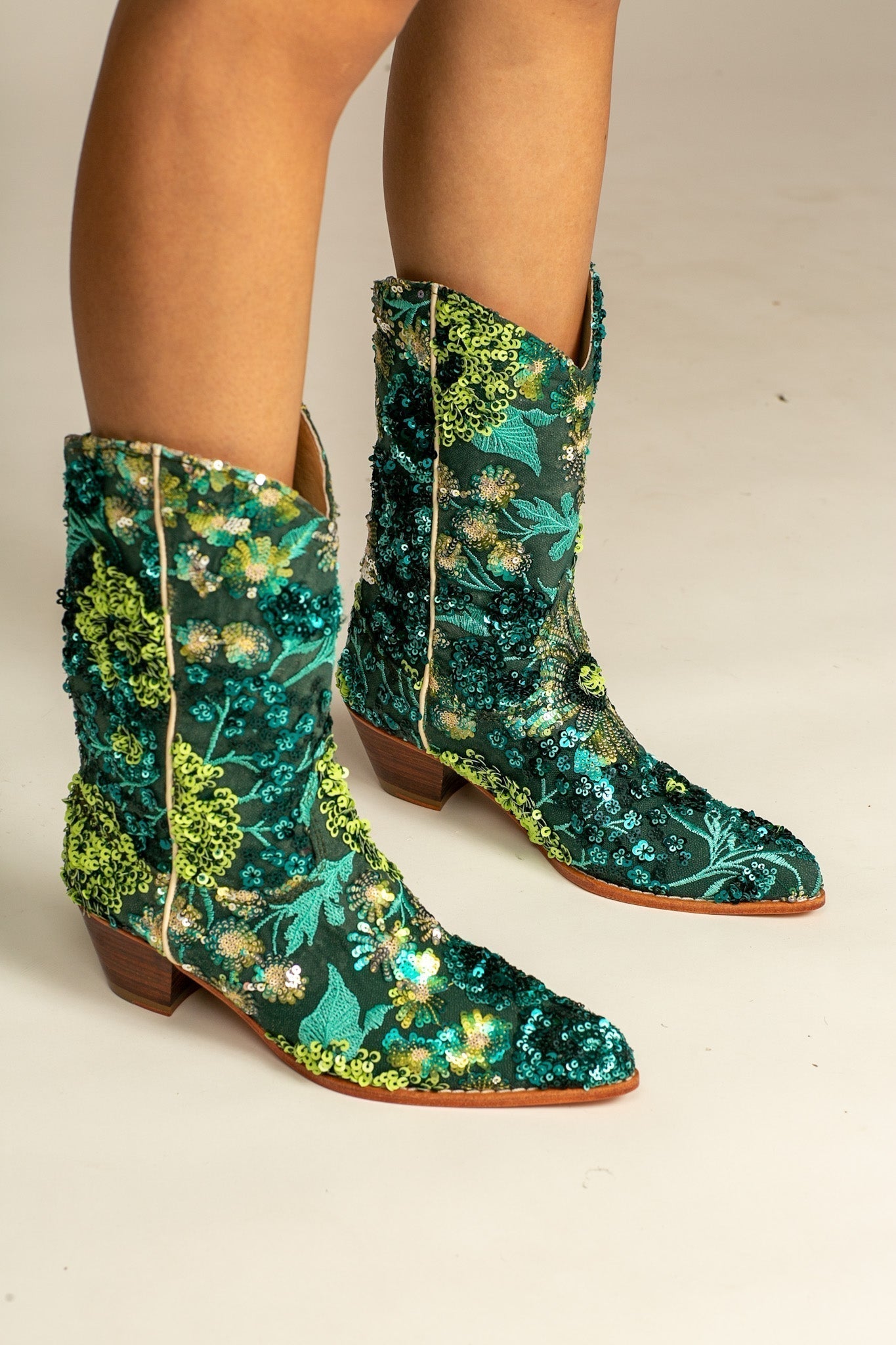 SELINA SEQUIN EMBELLESHED BOOTS - MOMO STUDIO BERLIN - Berlin Concept Store - sustainable & ethical fashion