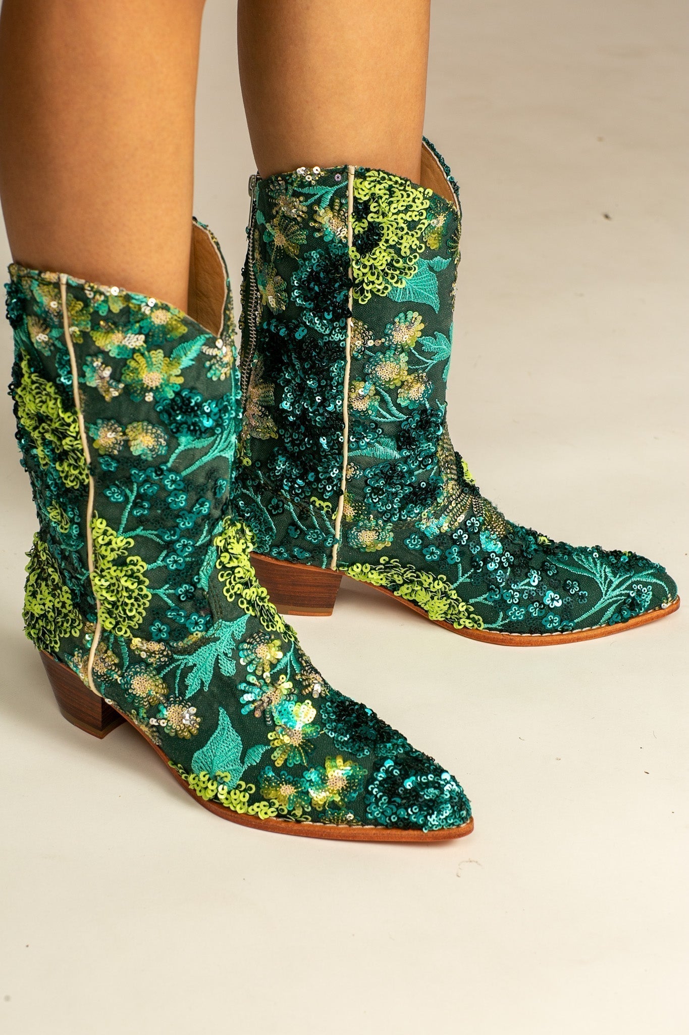 SELINA SEQUIN EMBELLESHED BOOTS - MOMO STUDIO BERLIN - Berlin Concept Store - sustainable & ethical fashion