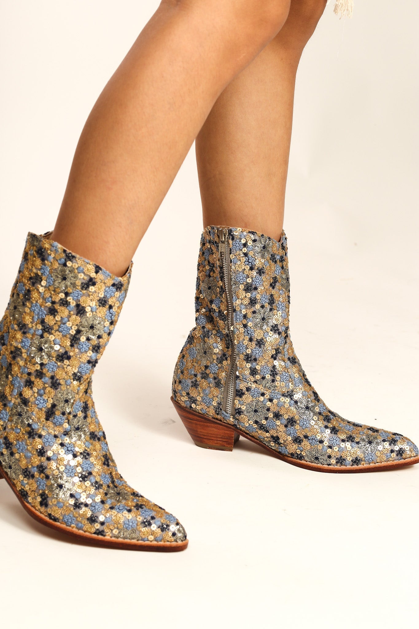 SEQUIN BOOTS ANTHEA - MOMO STUDIO BERLIN - Berlin Concept Store - sustainable & ethical fashion