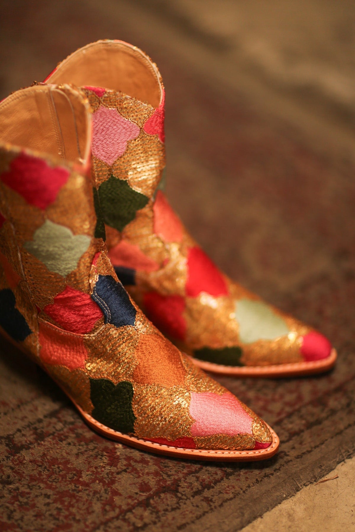 SEQUIN EMBROIDERED BOOTS DIAMOND PAM - MOMO STUDIO BERLIN - Berlin Concept Store - sustainable & ethical fashion