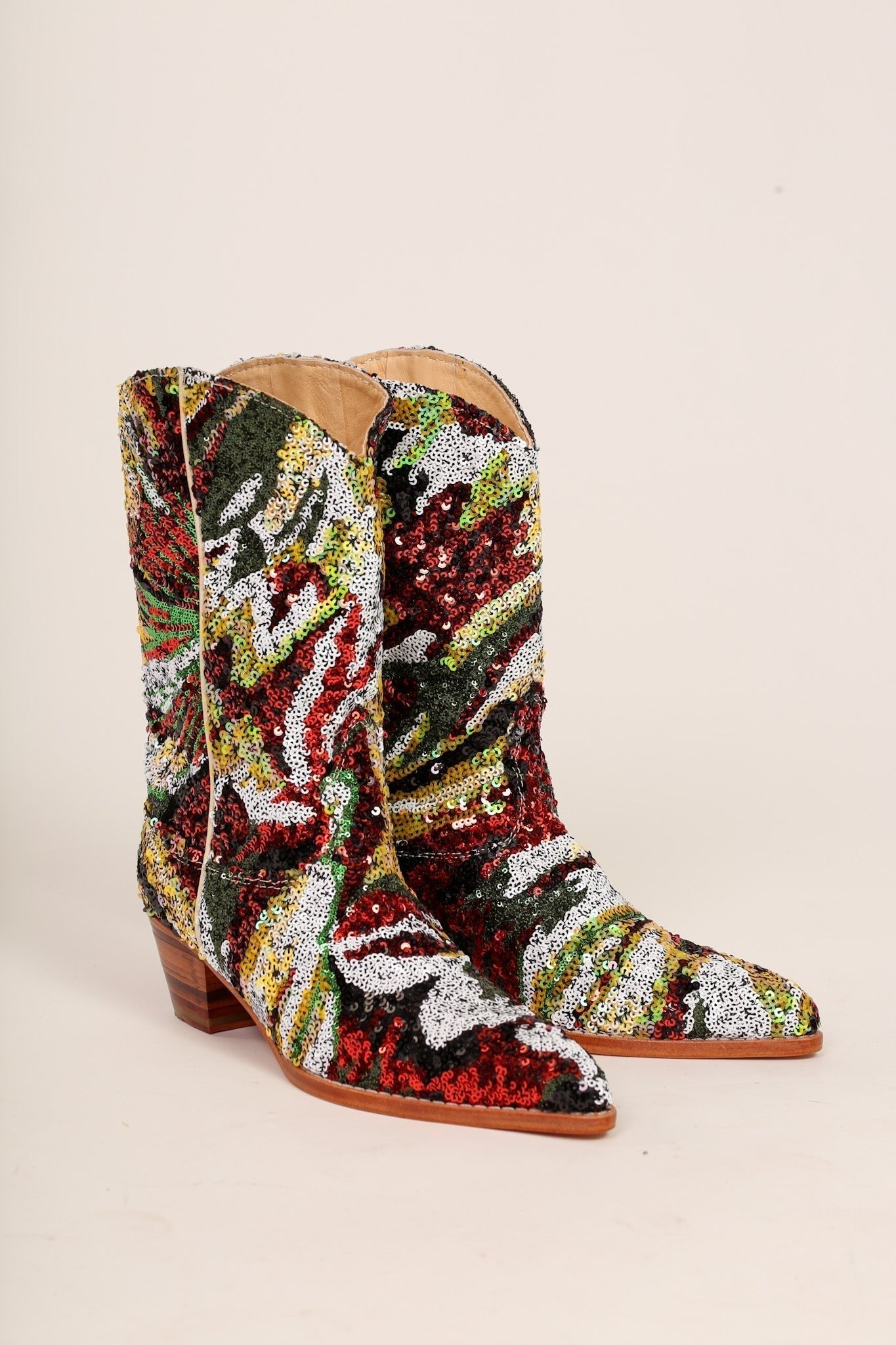 SEQUIN EMBROIDERED BOOTS SWIFT - MOMO STUDIO BERLIN - Berlin Concept Store - sustainable & ethical fashion