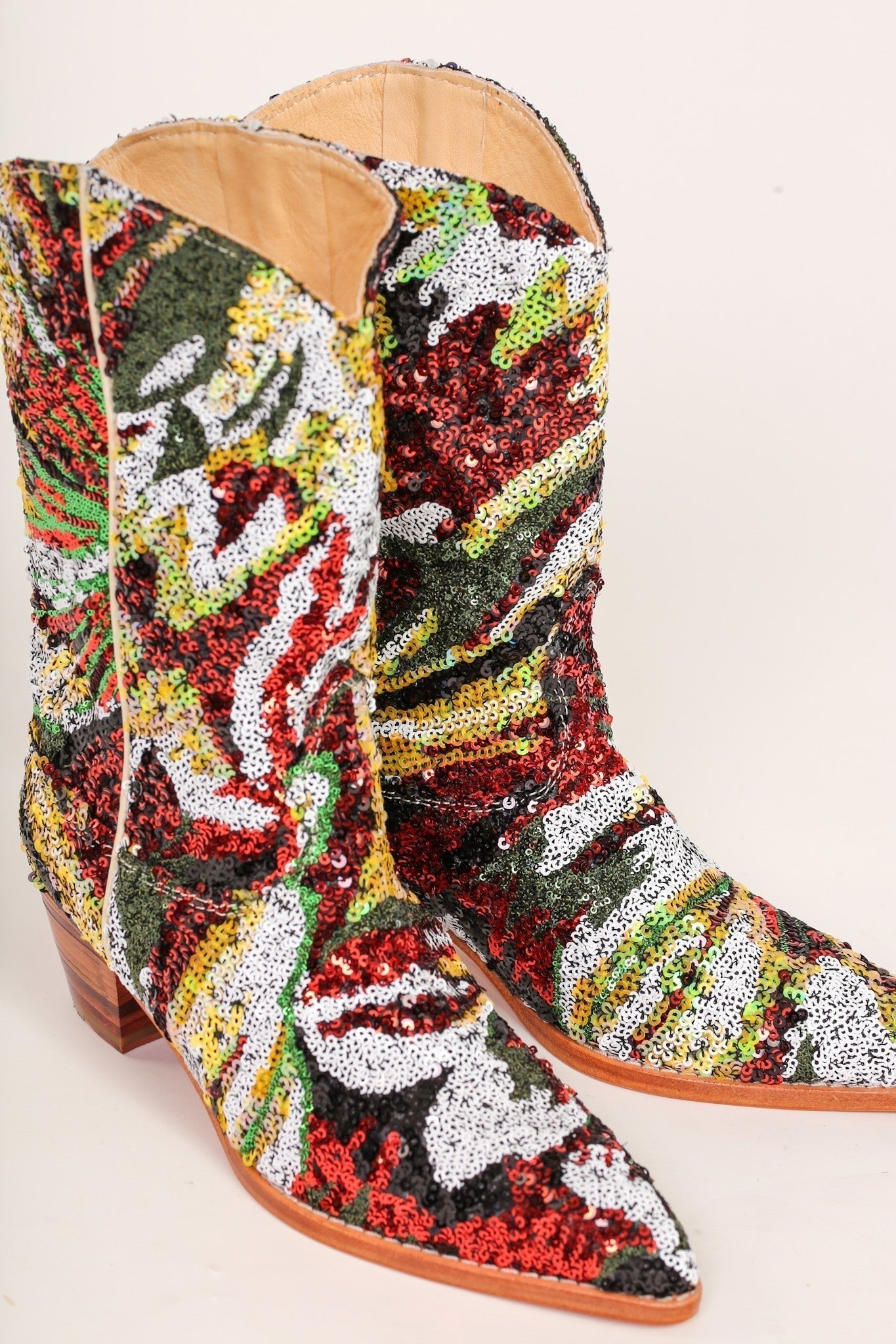 SEQUIN EMBROIDERED BOOTS SWIFT - MOMO STUDIO BERLIN - Berlin Concept Store - sustainable & ethical fashion