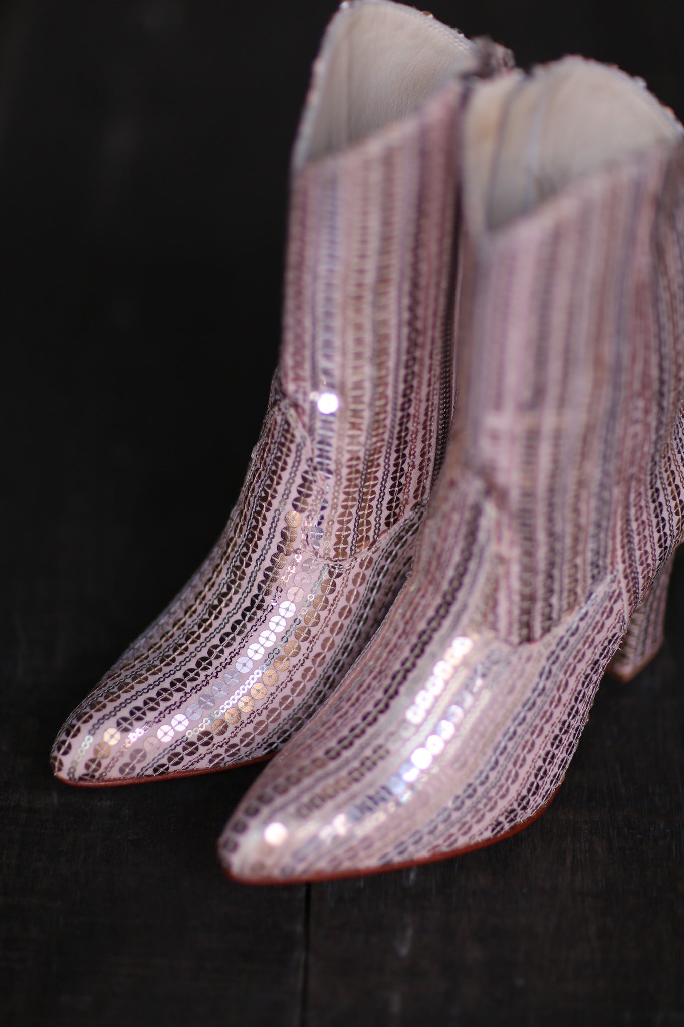 SEQUIN EMBROIDERED HEELED BOOTS SALIB - MOMO STUDIO BERLIN - Berlin Concept Store - sustainable & ethical fashion