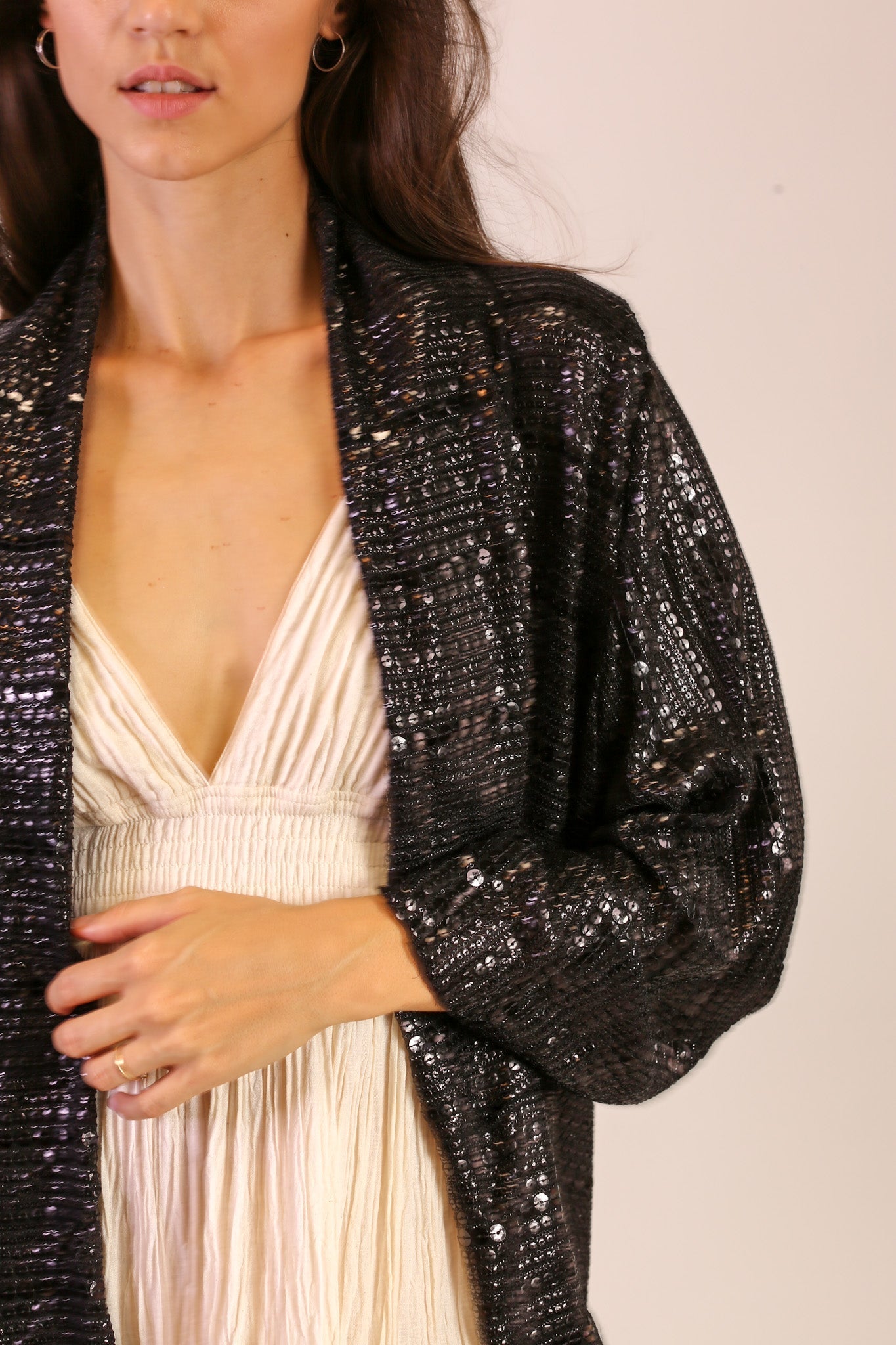 SEQUIN EMBROIDERED KIMONO MIDI - MOMO STUDIO BERLIN - Berlin Concept Store - sustainable & ethical fashion