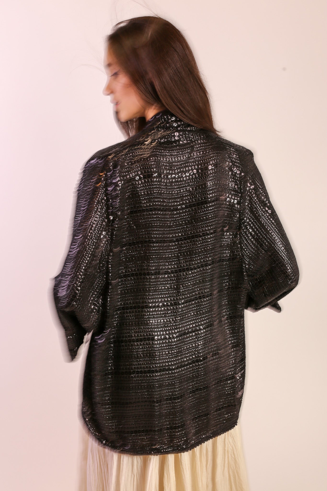 SEQUIN EMBROIDERED KIMONO MIDI - MOMO STUDIO BERLIN - Berlin Concept Store - sustainable & ethical fashion