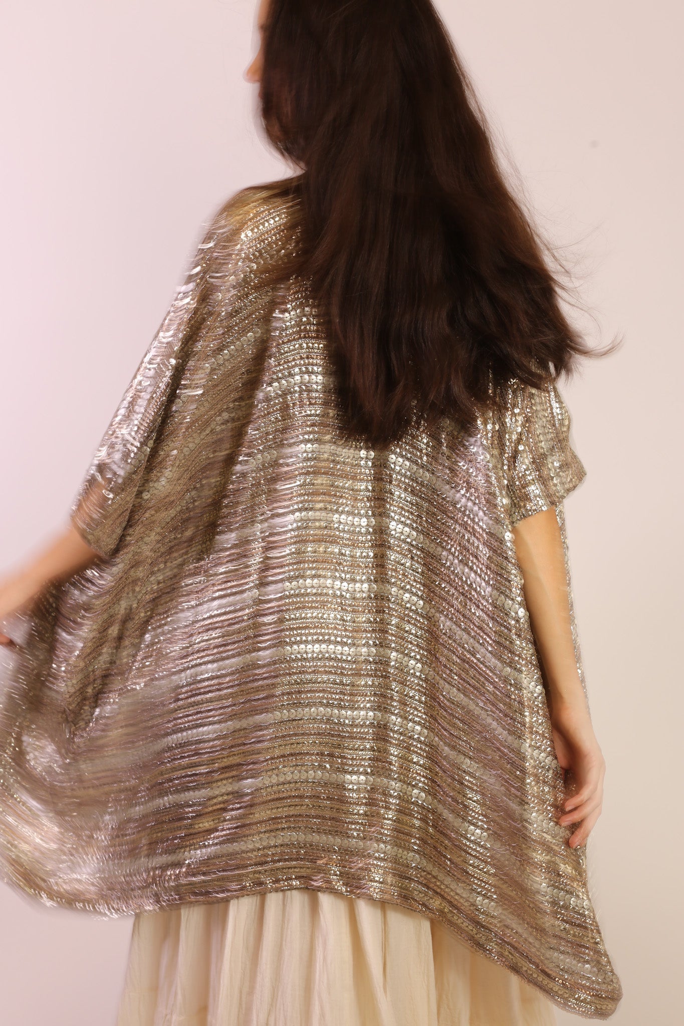 SEQUIN EMBROIDERED KIMONO MIDI - MOMO STUDIO BERLIN - Berlin Concept Store - sustainable & ethical fashion