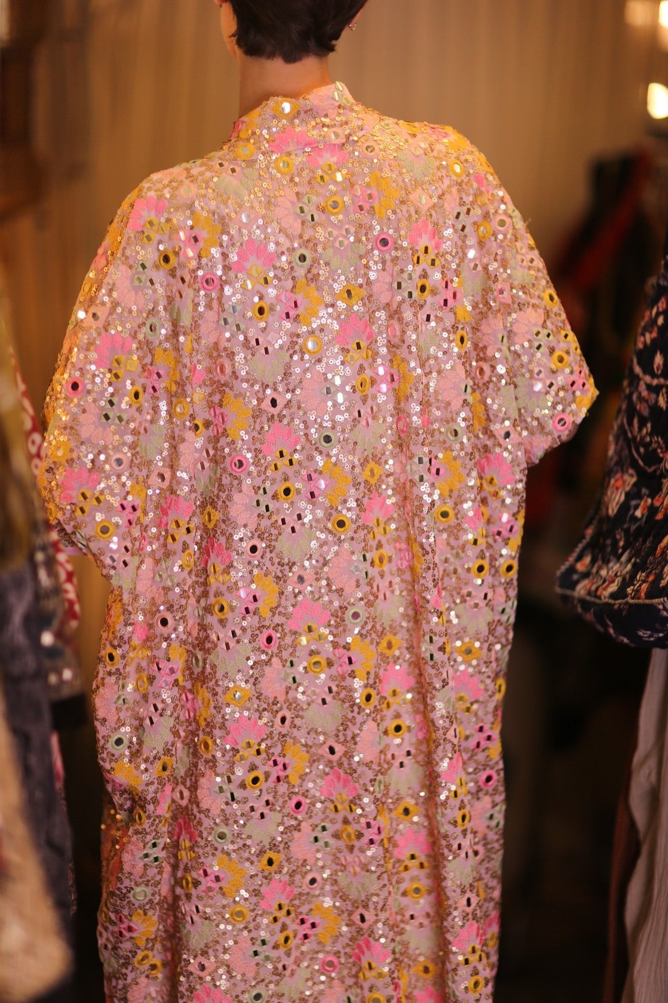 SEQUIN EMBROIDERED KIMONO WINTHA - MOMO STUDIO BERLIN - Berlin Concept Store - sustainable & ethical fashion