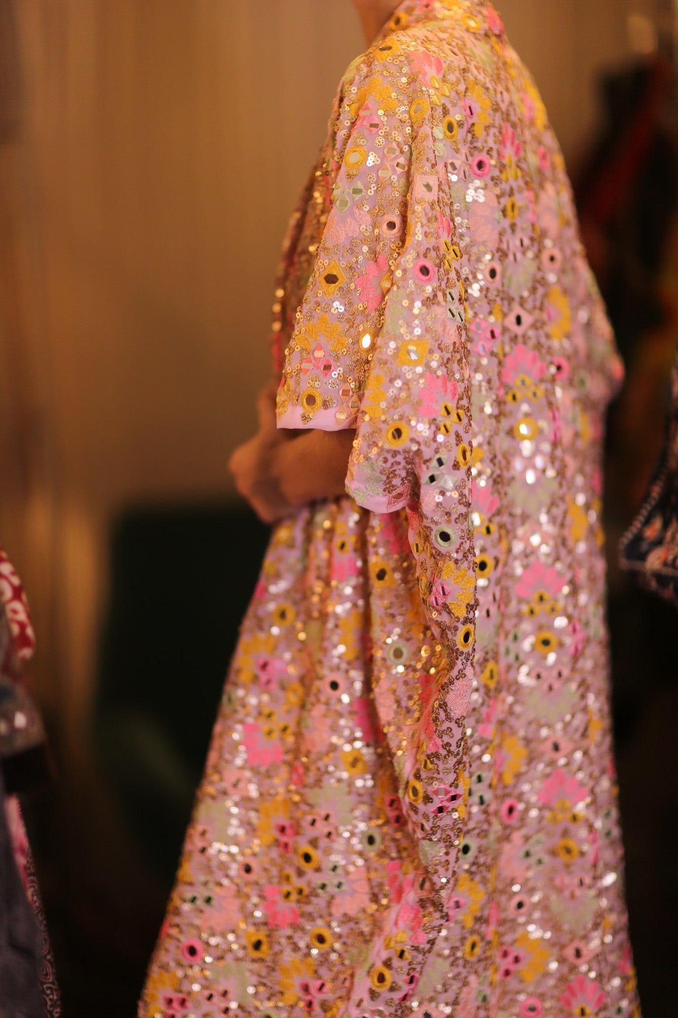 SEQUIN EMBROIDERED KIMONO WINTHA - MOMO STUDIO BERLIN - Berlin Concept Store - sustainable & ethical fashion