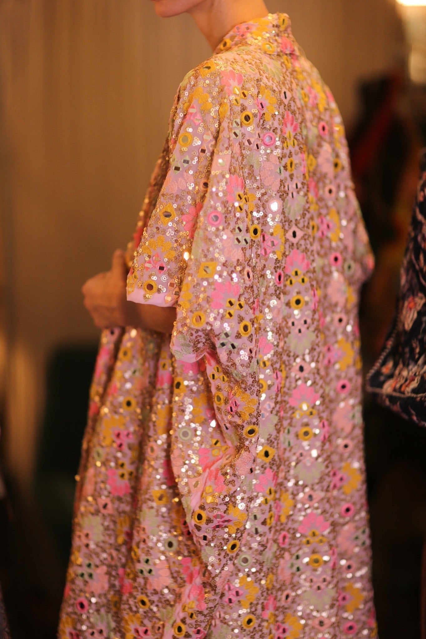 SEQUIN EMBROIDERED KIMONO WINTHA - MOMO STUDIO BERLIN - Berlin Concept Store - sustainable & ethical fashion