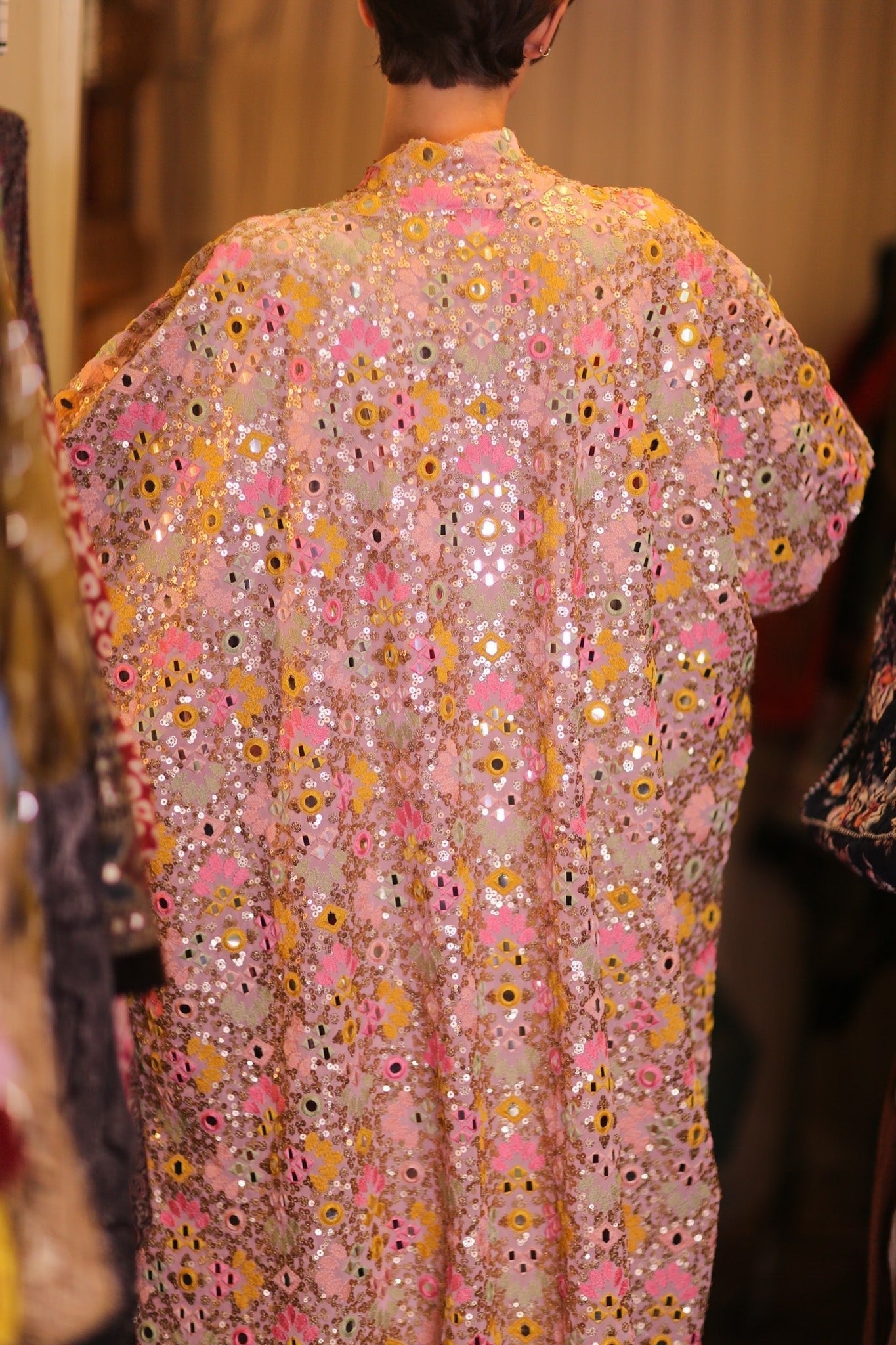SEQUIN EMBROIDERED KIMONO WINTHA - MOMO STUDIO BERLIN - Berlin Concept Store - sustainable & ethical fashion