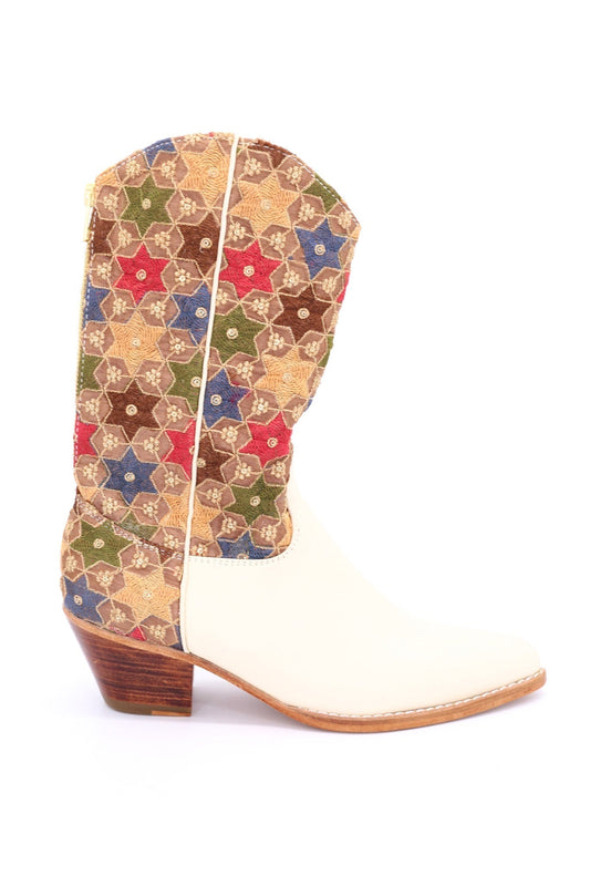 SEQUIN EMBROIDERED WESTERN BOOTS SEYNA - MOMO STUDIO BERLIN - Berlin Concept Store - sustainable & ethical fashion