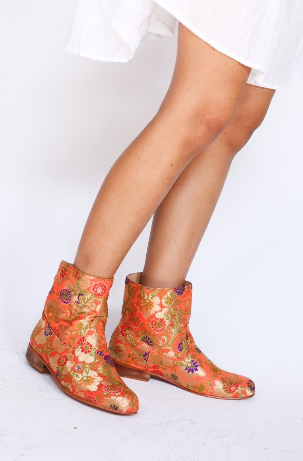 SILK ANKLE BOOTS JUDD - MOMO STUDIO BERLIN - Berlin Concept Store - sustainable & ethical fashion