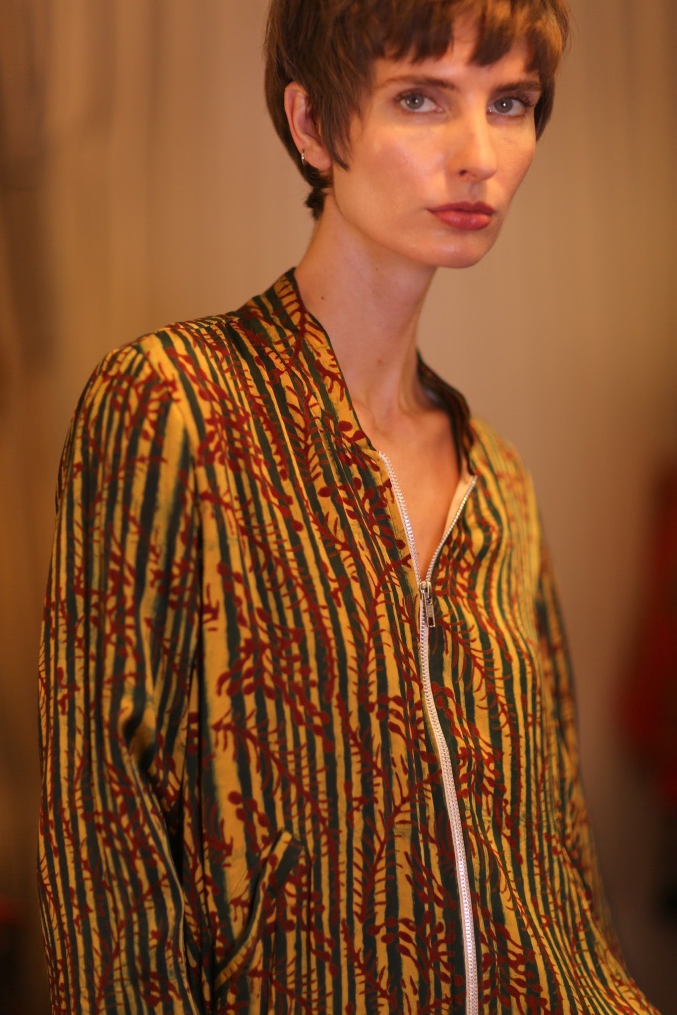 SILK BOMBER JACKET ANCHA BAMREST - MOMO STUDIO BERLIN - Berlin Concept Store - sustainable & ethical fashion