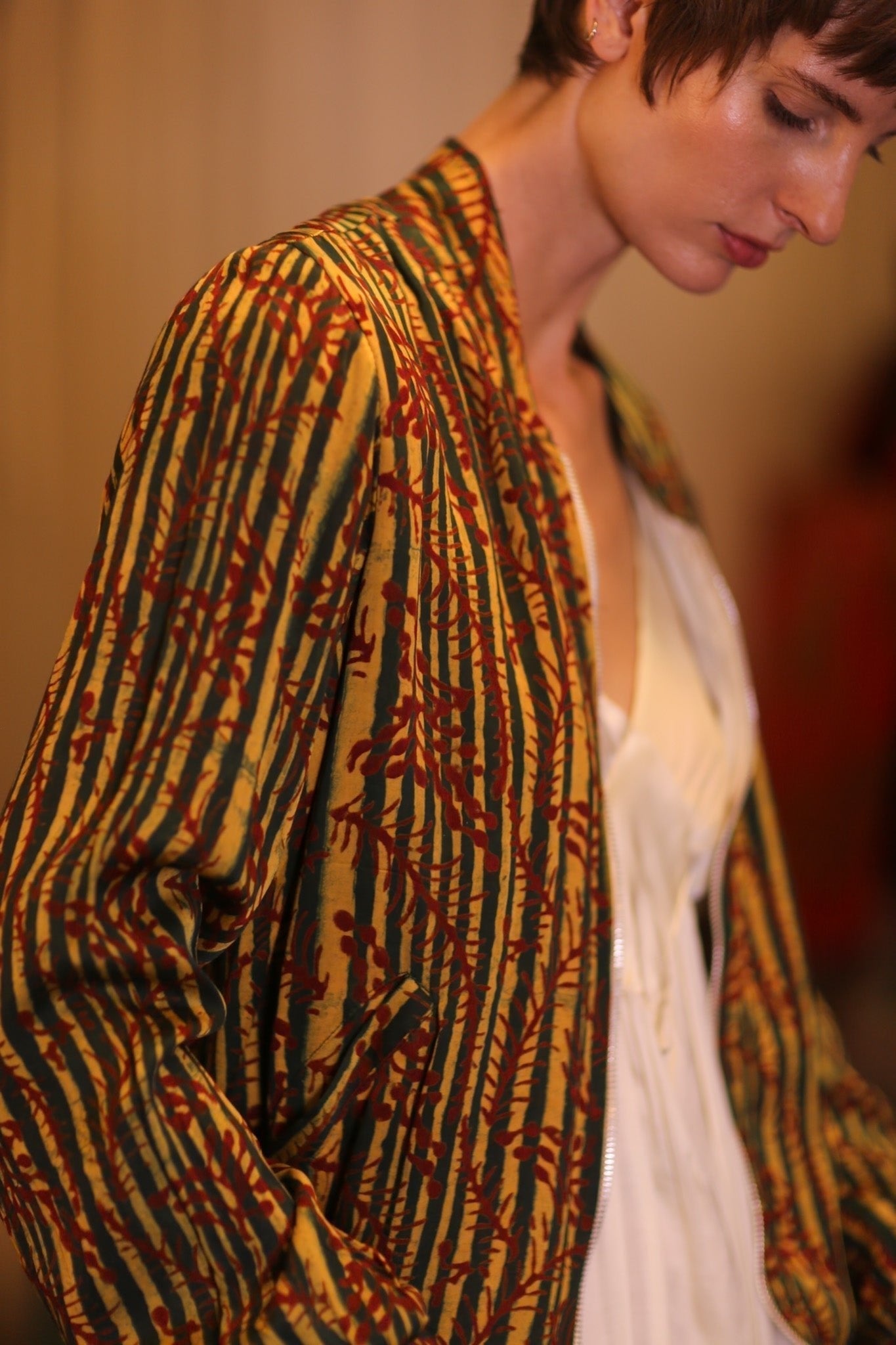SILK BOMBER JACKET ANCHA BAMREST - MOMO STUDIO BERLIN - Berlin Concept Store - sustainable & ethical fashion