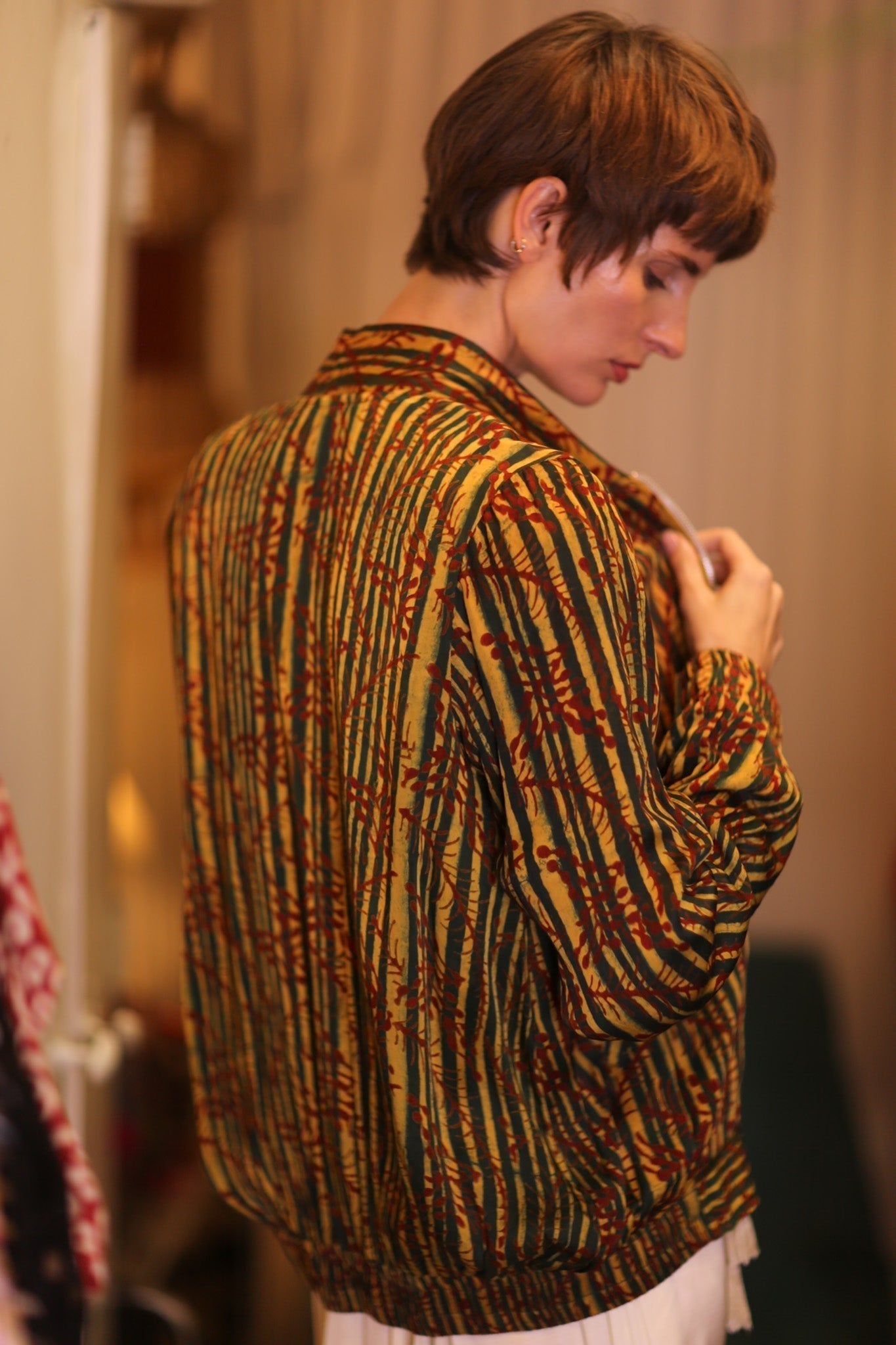SILK BOMBER JACKET ANCHA BAMREST - MOMO STUDIO BERLIN - Berlin Concept Store - sustainable & ethical fashion
