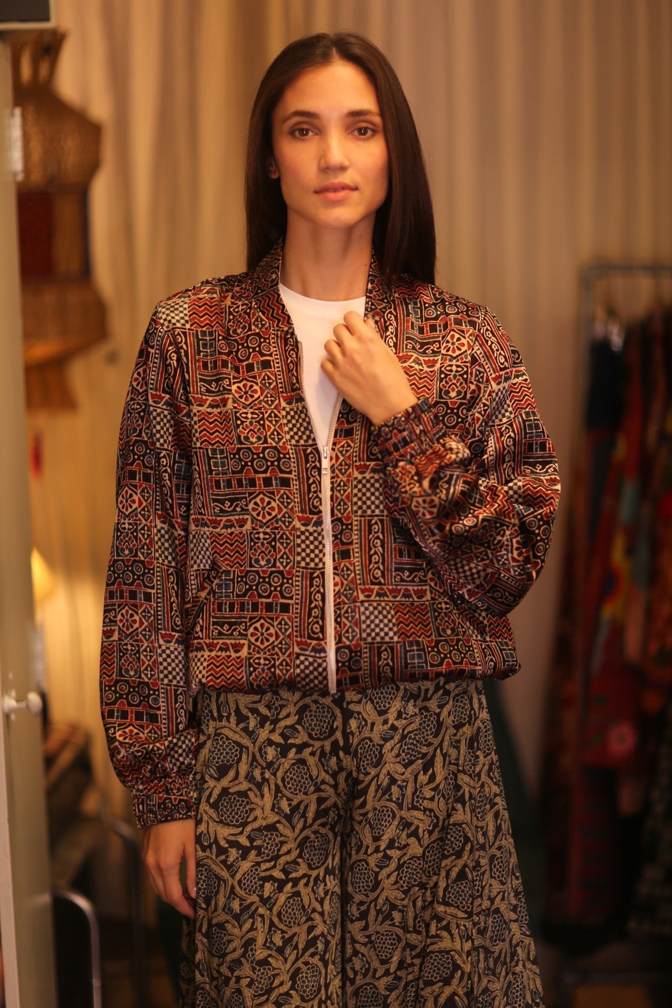 SILK BOMBER JACKET ANCHA BELINDA - MOMO STUDIO BERLIN - Berlin Concept Store - sustainable & ethical fashion