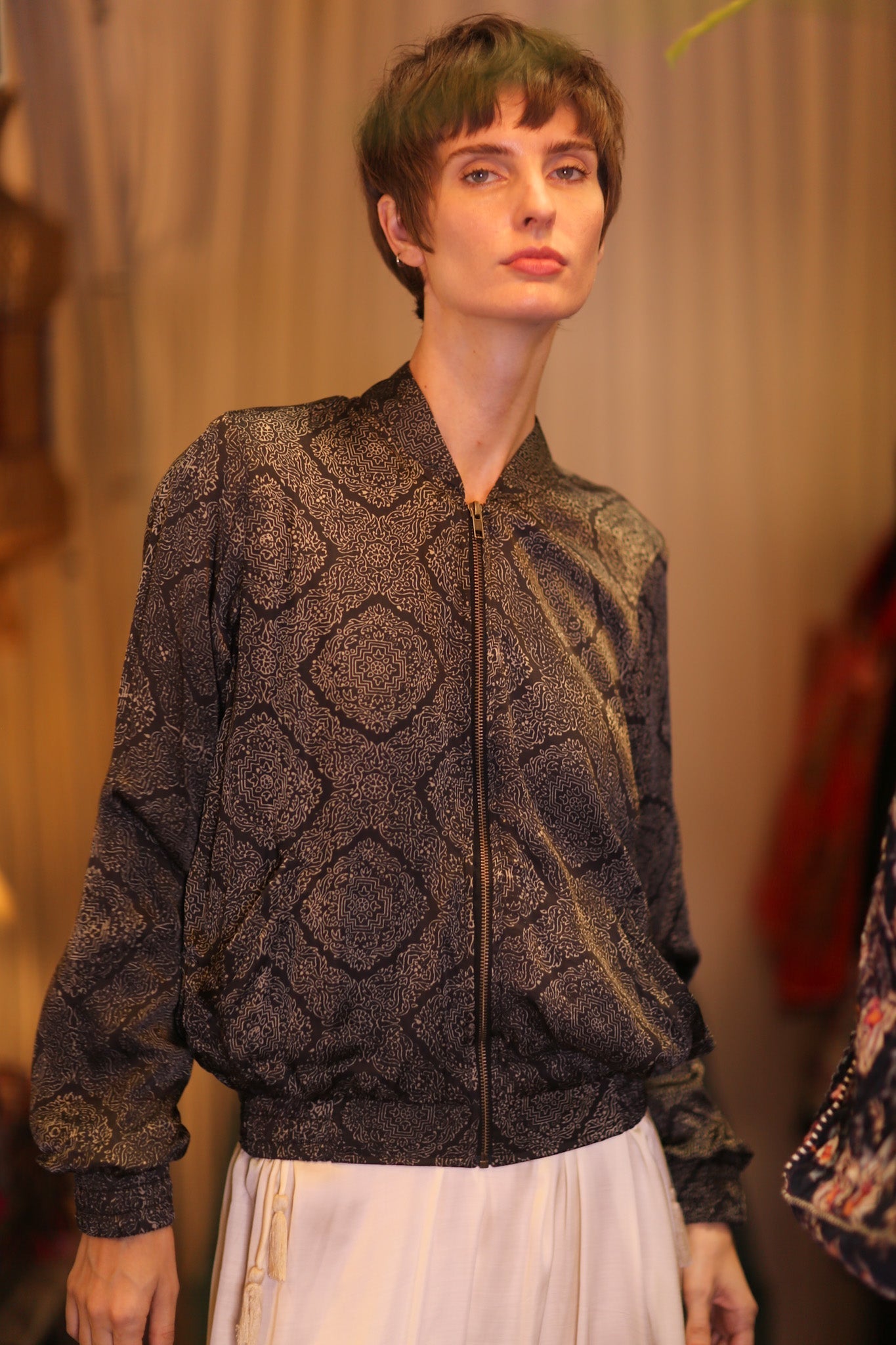 SILK BOMBER JACKET ANCHA KANON - MOMO STUDIO BERLIN - Berlin Concept Store - sustainable & ethical fashion