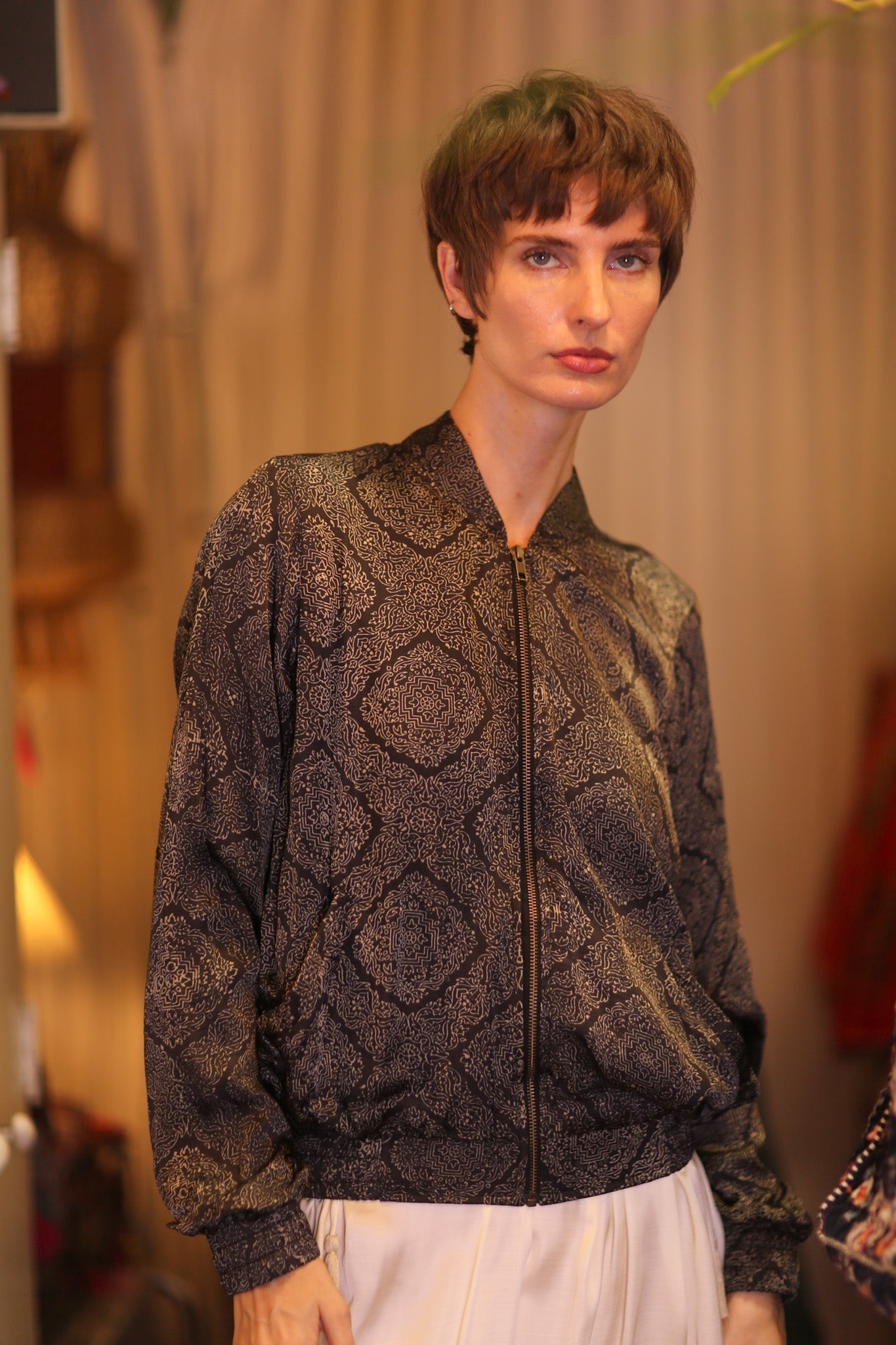 SILK BOMBER JACKET ANCHA KANON - MOMO STUDIO BERLIN - Berlin Concept Store - sustainable & ethical fashion