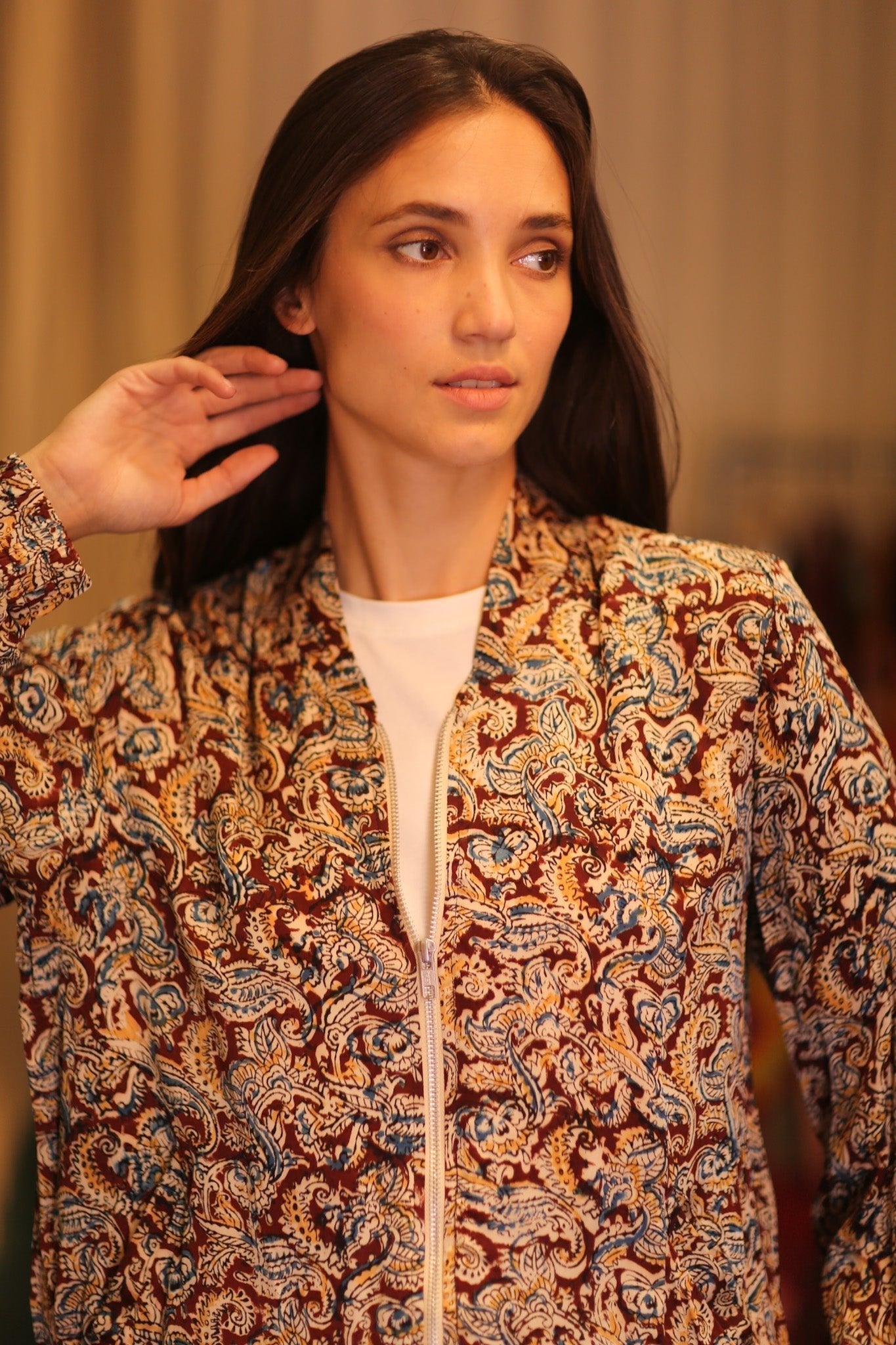 SILK BOMBER JACKET ANCHA LIONA - MOMO STUDIO BERLIN - Berlin Concept Store - sustainable & ethical fashion