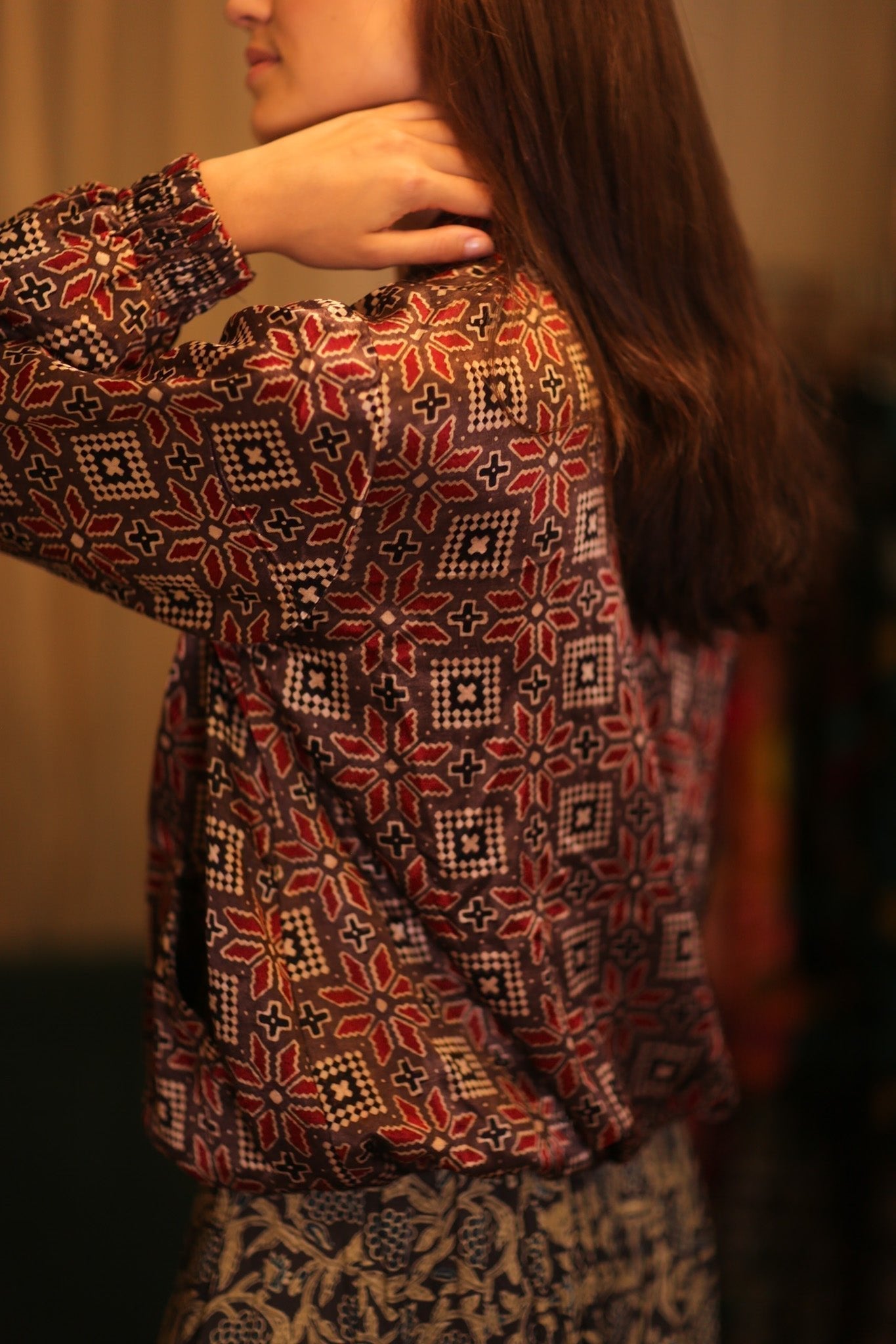 SILK BOMBER JACKET ANCHA RUBY - MOMO STUDIO BERLIN - Berlin Concept Store - sustainable & ethical fashion