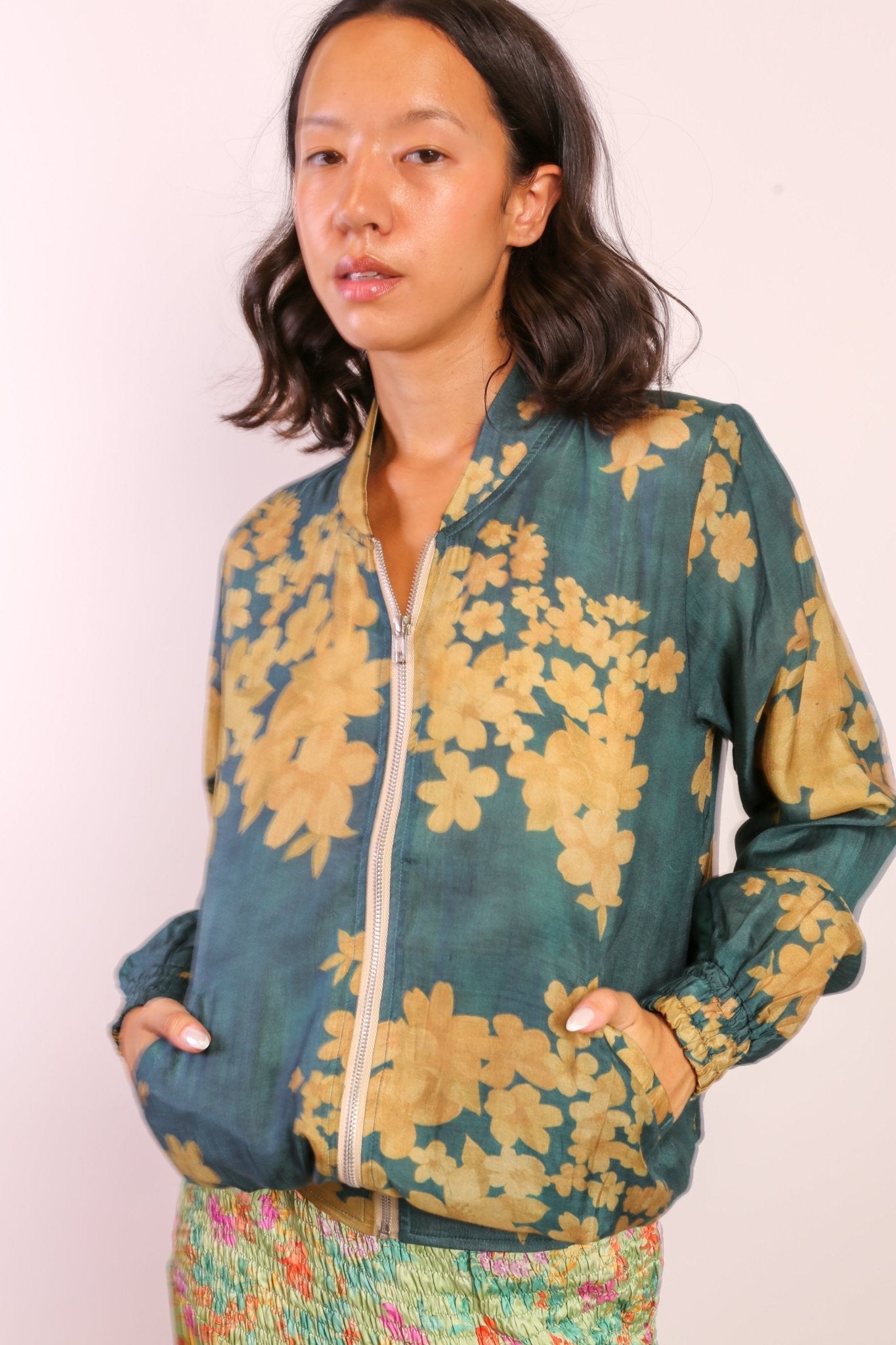 SILK BOMBER JACKET DERYA - MOMO STUDIO BERLIN - Berlin Concept Store - sustainable & ethical fashion