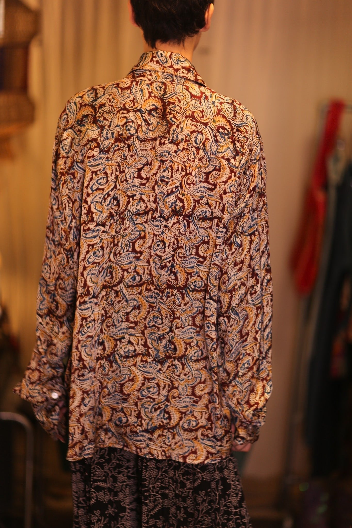 SILK BOYFRIEND BILLIE SHIRT PARTATE - MOMO STUDIO BERLIN - Berlin Concept Store - sustainable & ethical fashion