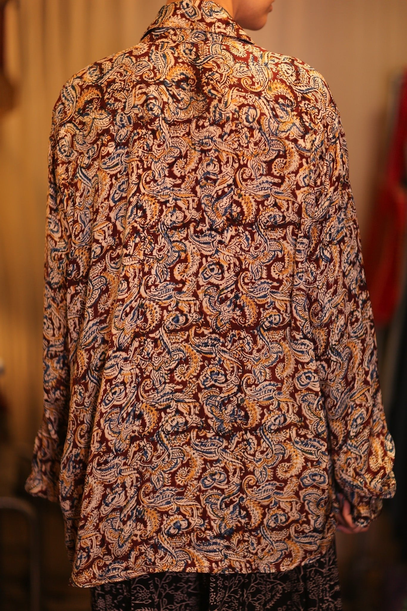 SILK BOYFRIEND BILLIE SHIRT PARTATE - MOMO STUDIO BERLIN - Berlin Concept Store - sustainable & ethical fashion