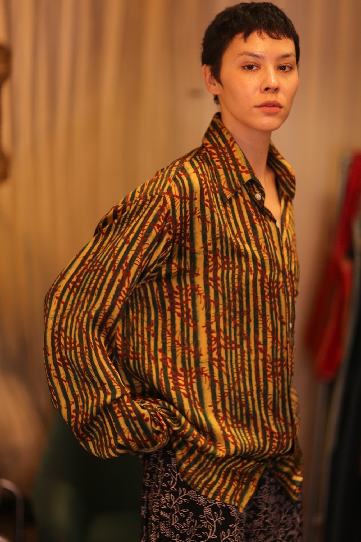 SILK BOYFRIEND SHIRT BILLIE BAMREST - MOMO STUDIO BERLIN - Berlin Concept Store - sustainable & ethical fashion