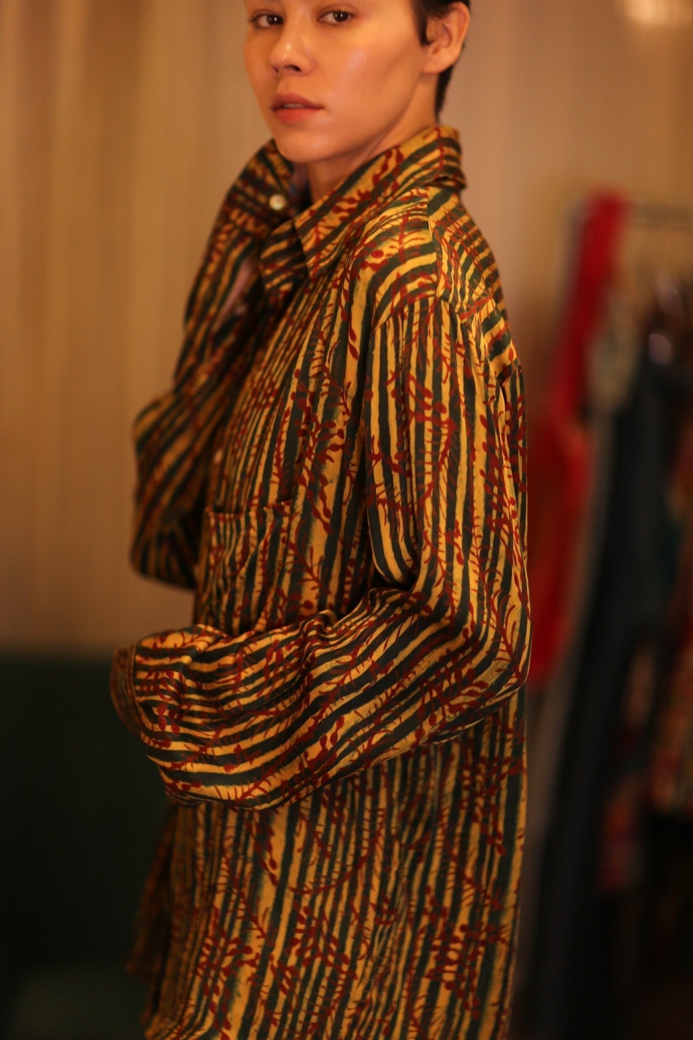 SILK BOYFRIEND SHIRT BILLIE BAMREST - MOMO STUDIO BERLIN - Berlin Concept Store - sustainable & ethical fashion