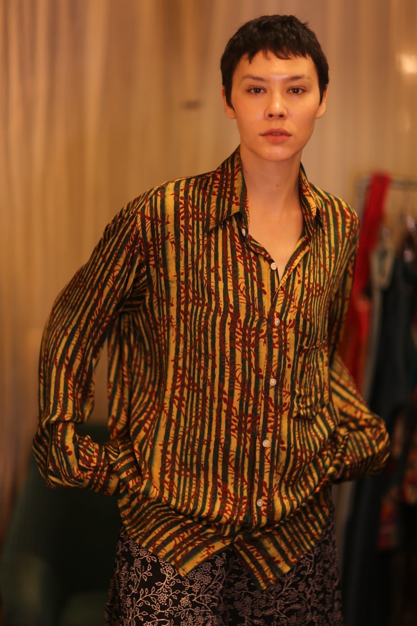 SILK BOYFRIEND SHIRT BILLIE BAMREST - MOMO STUDIO BERLIN - Berlin Concept Store - sustainable & ethical fashion