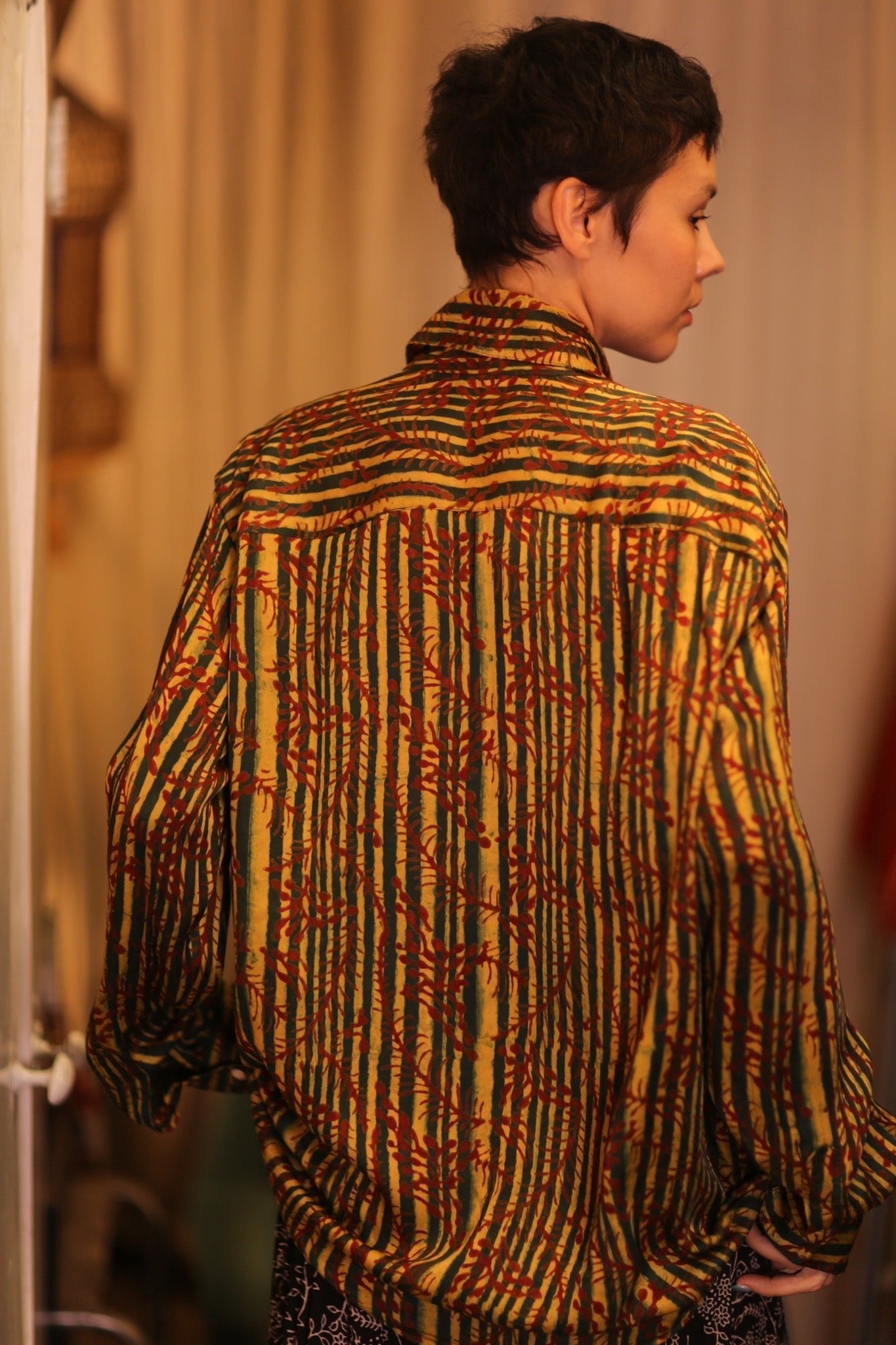 SILK BOYFRIEND SHIRT BILLIE BAMREST - MOMO STUDIO BERLIN - Berlin Concept Store - sustainable & ethical fashion