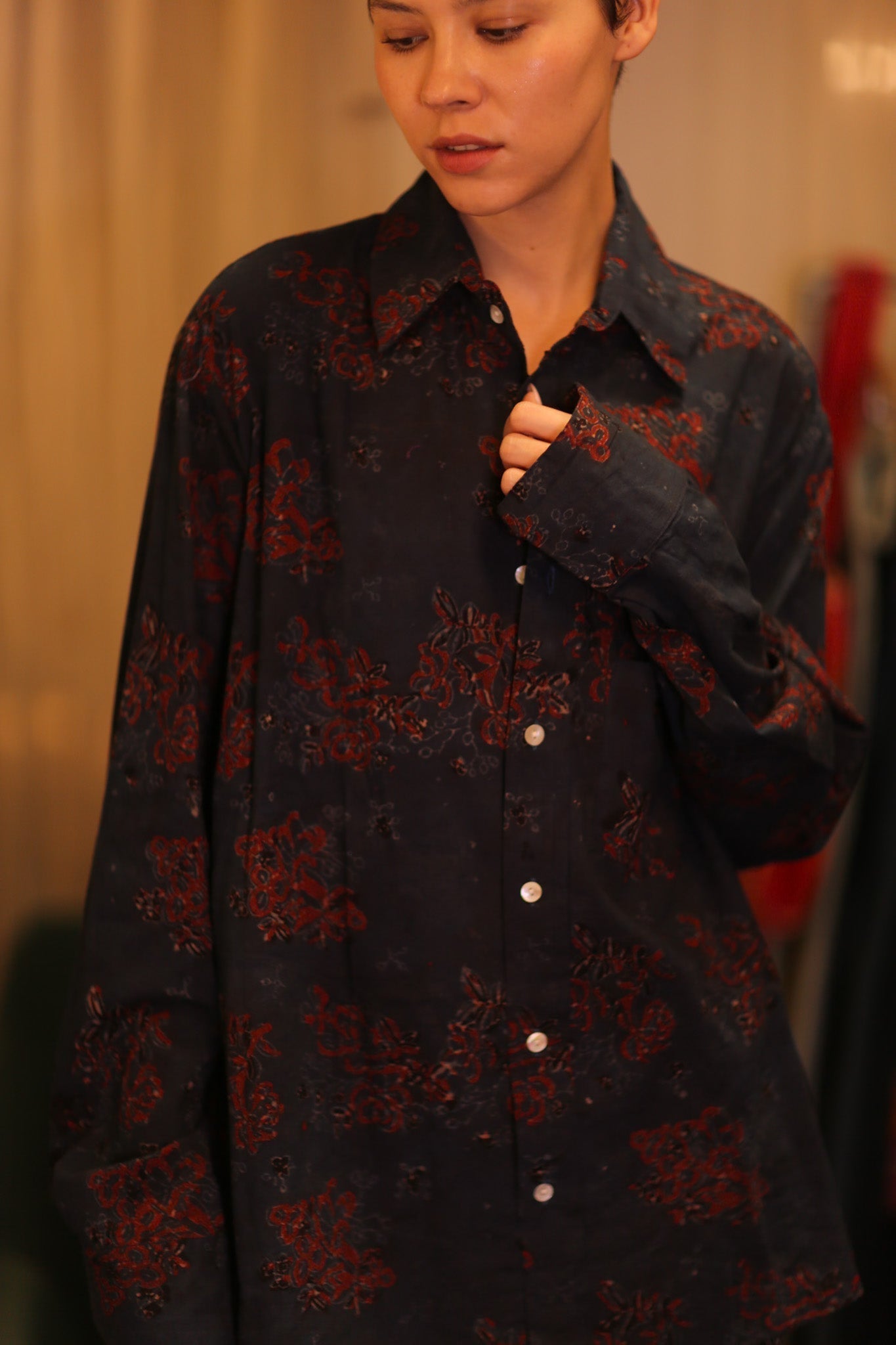 SILK BOYFRIEND SHIRT BILLIE FAVO - MOMO STUDIO BERLIN - Berlin Concept Store - sustainable & ethical fashion