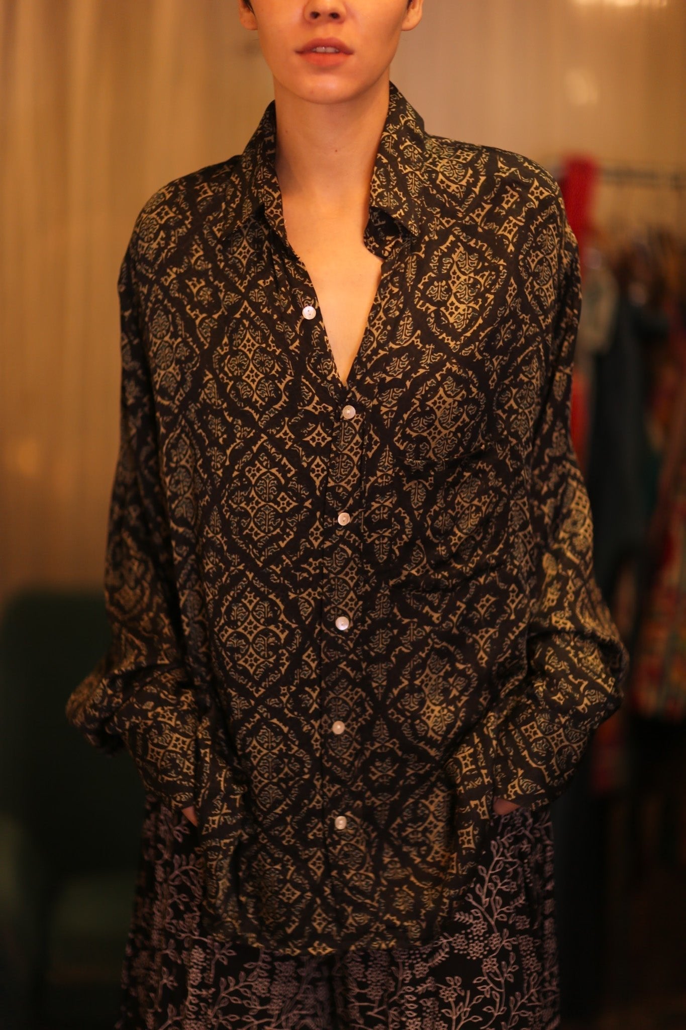 SILK BOYFRIEND SHIRT BILLIE KANA - MOMO STUDIO BERLIN - Berlin Concept Store - sustainable & ethical fashion