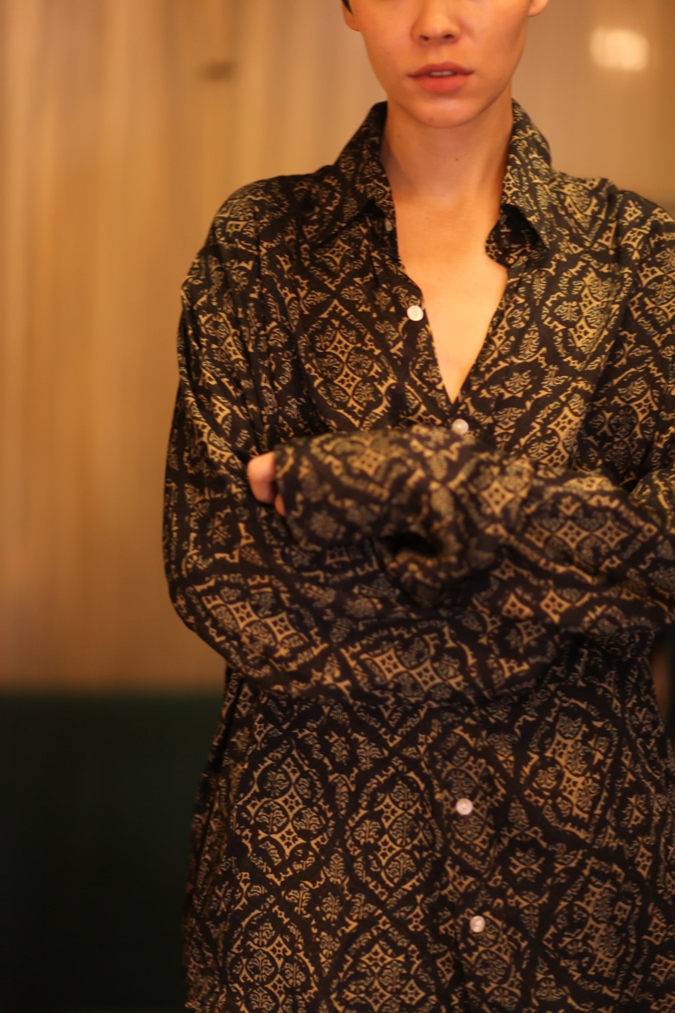 SILK BOYFRIEND SHIRT BILLIE KANA - MOMO STUDIO BERLIN - Berlin Concept Store - sustainable & ethical fashion
