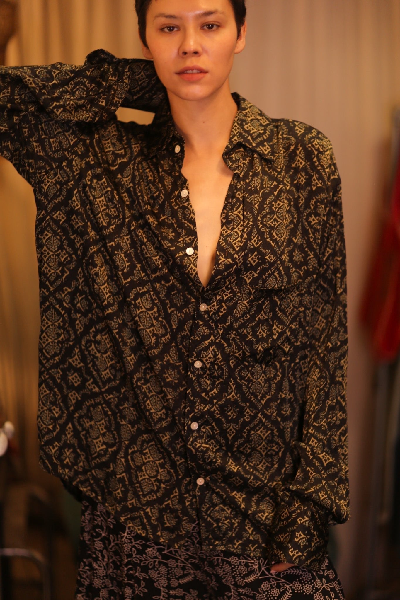SILK BOYFRIEND SHIRT BILLIE KANOTE - MOMO STUDIO BERLIN - Berlin Concept Store - sustainable & ethical fashion