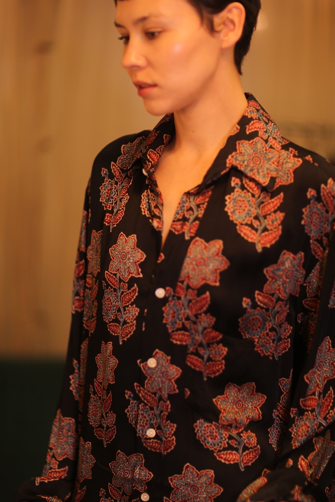 SILK BOYFRIEND SHIRT BILLIE LATPAN - MOMO STUDIO BERLIN - Berlin Concept Store - sustainable & ethical fashion