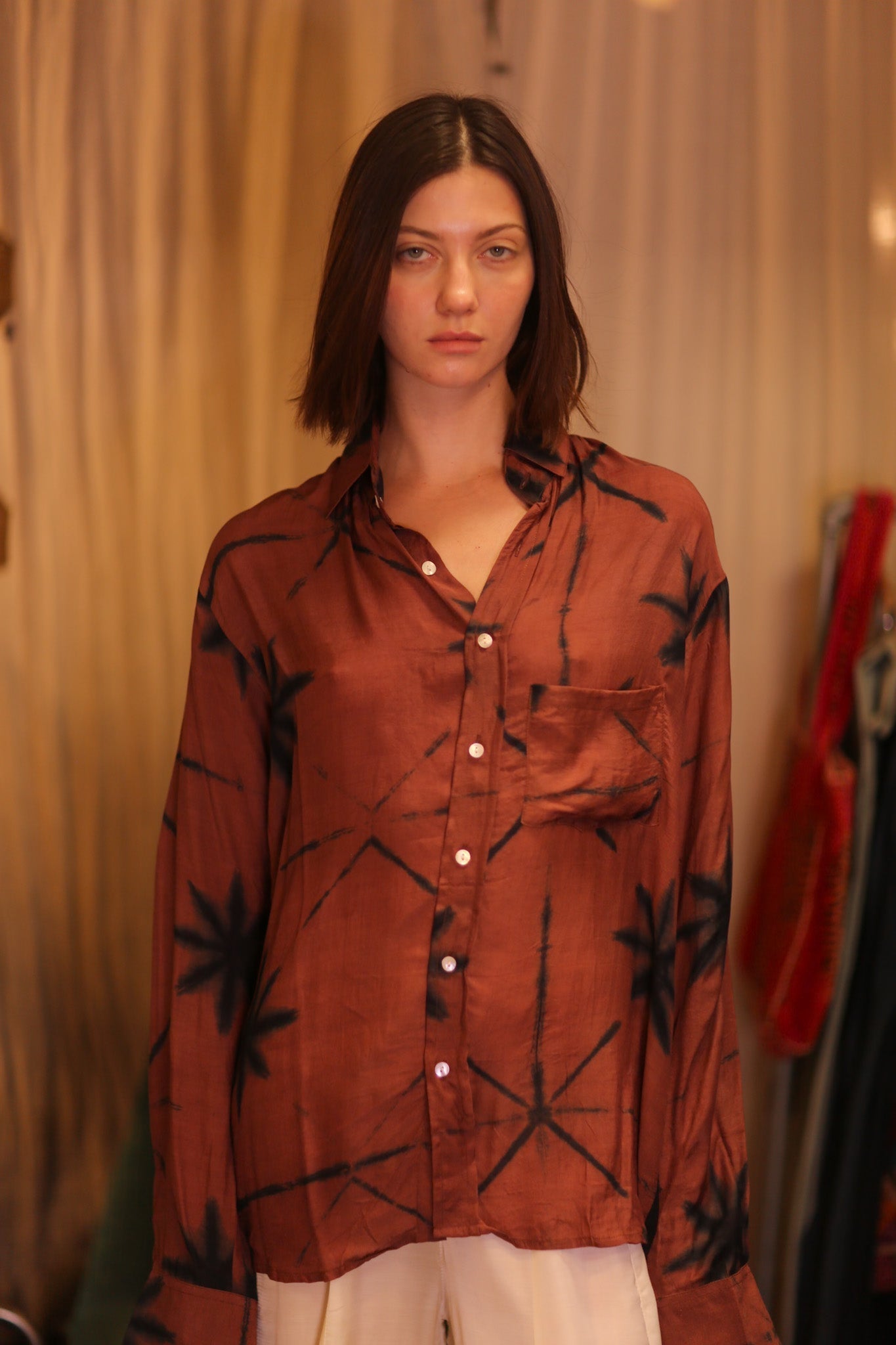 SILK BOYFRIEND SHIRT BILLIE MAYBEL - MOMO STUDIO BERLIN - Berlin Concept Store - sustainable & ethical fashion