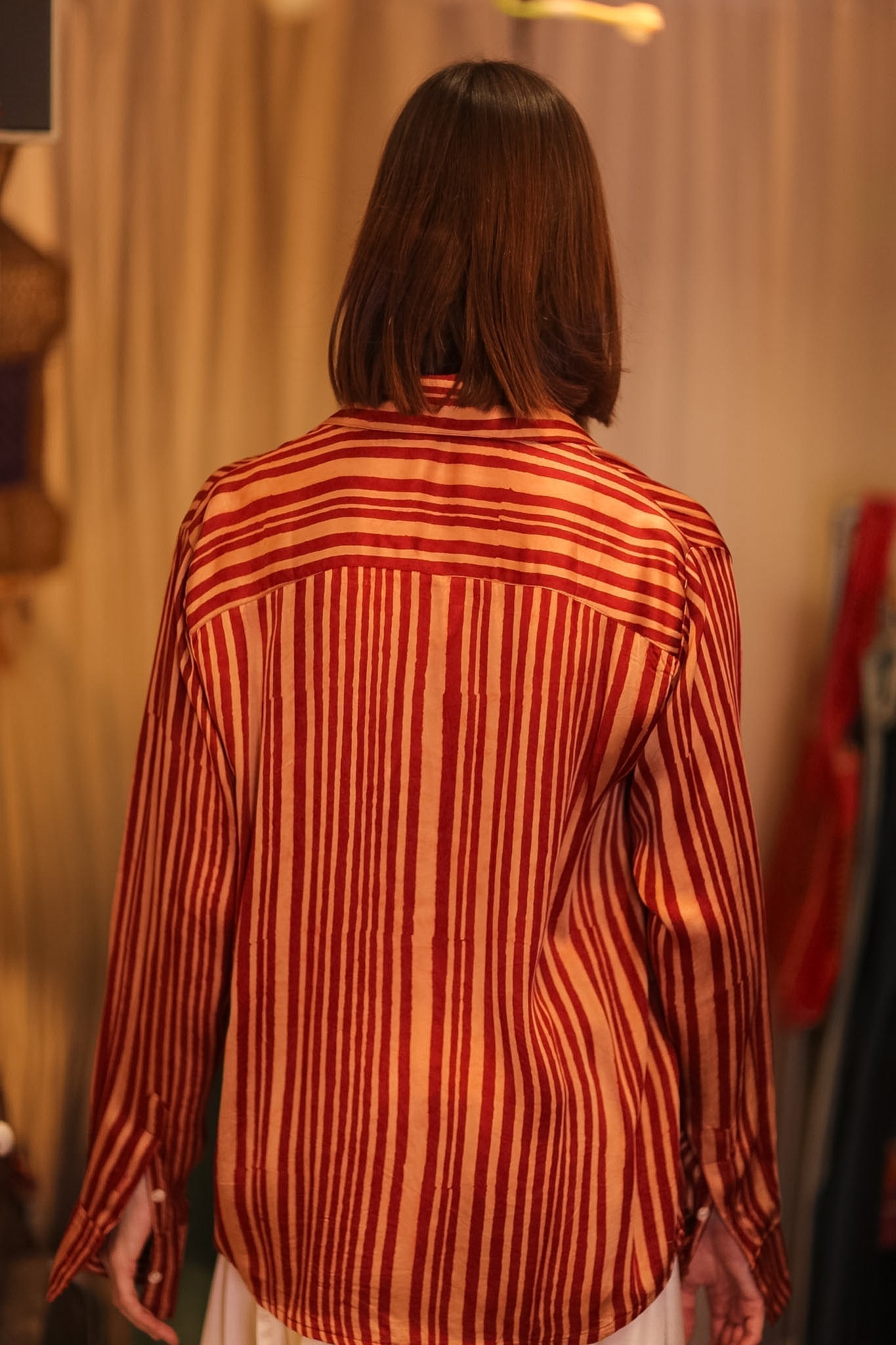 SILK BOYFRIEND SHIRT BILLIE NISIN - MOMO STUDIO BERLIN - Berlin Concept Store - sustainable & ethical fashion