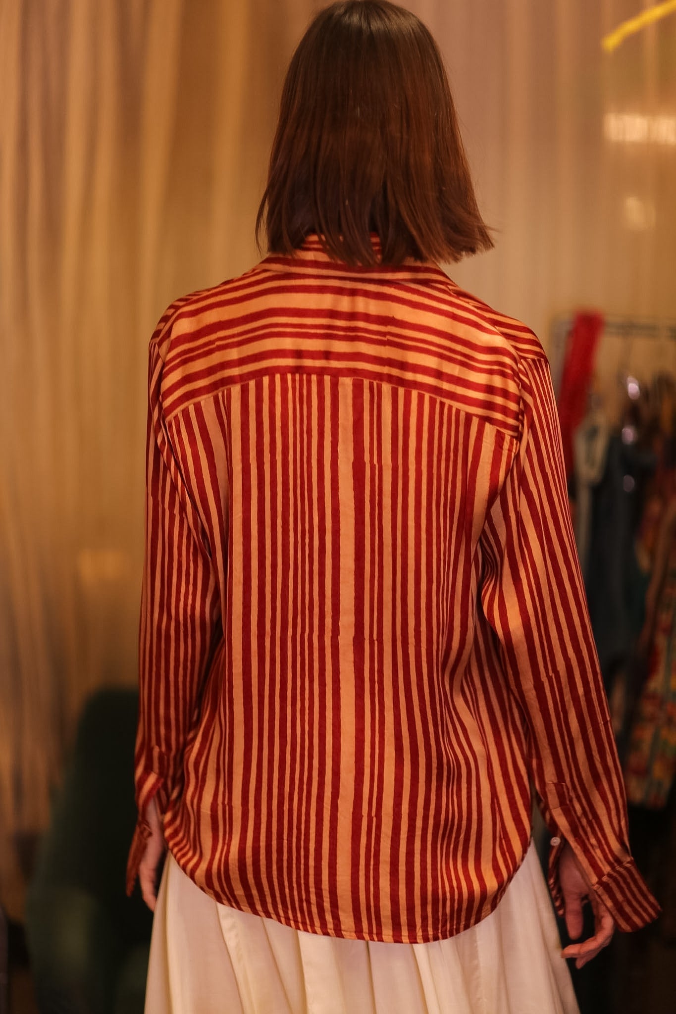 SILK BOYFRIEND SHIRT BILLIE NISIN - MOMO STUDIO BERLIN - Berlin Concept Store - sustainable & ethical fashion