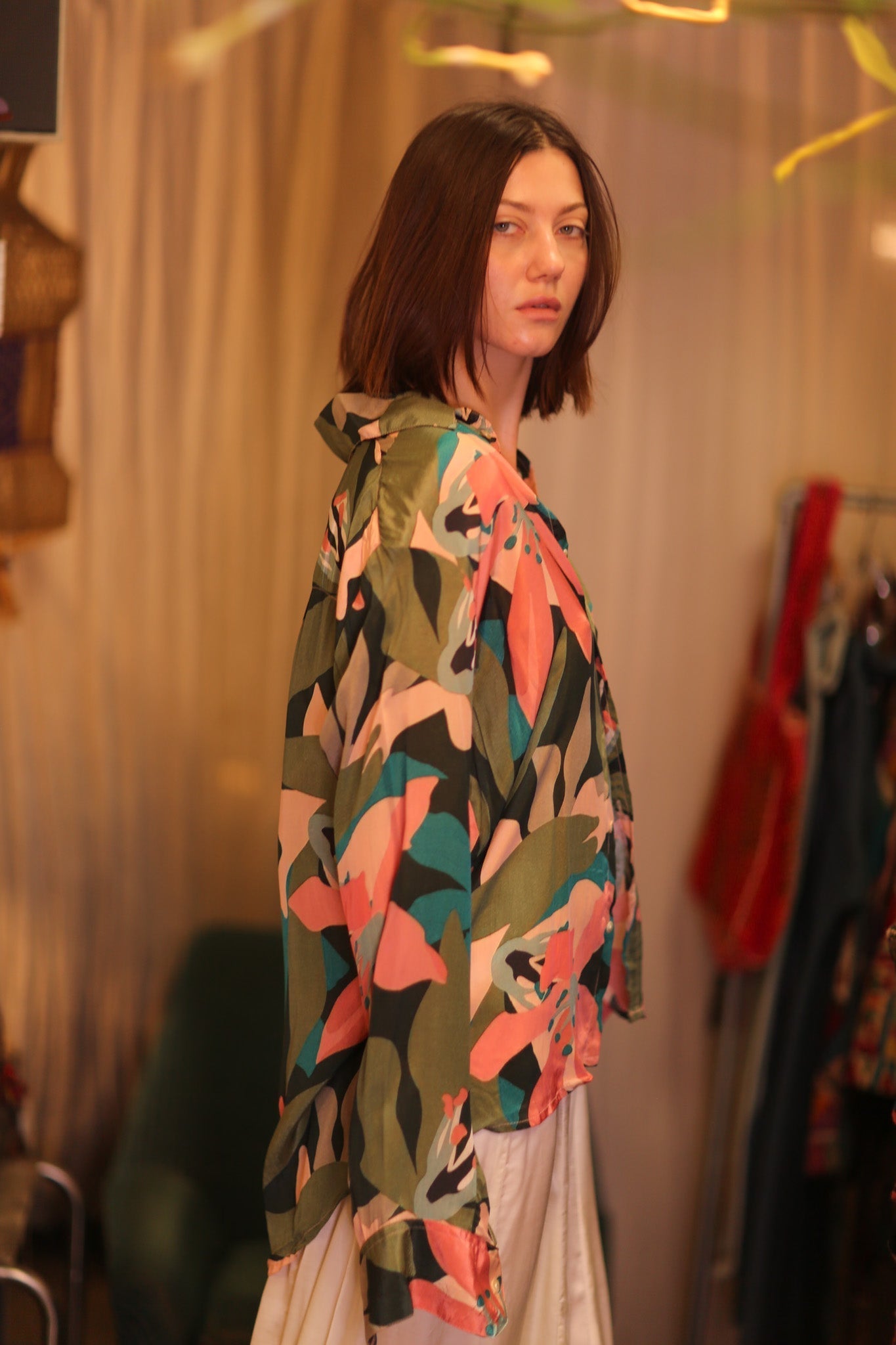 SILK BOYFRIEND SHIRT BILLIE NWAY - MOMO STUDIO BERLIN - Berlin Concept Store - sustainable & ethical fashion