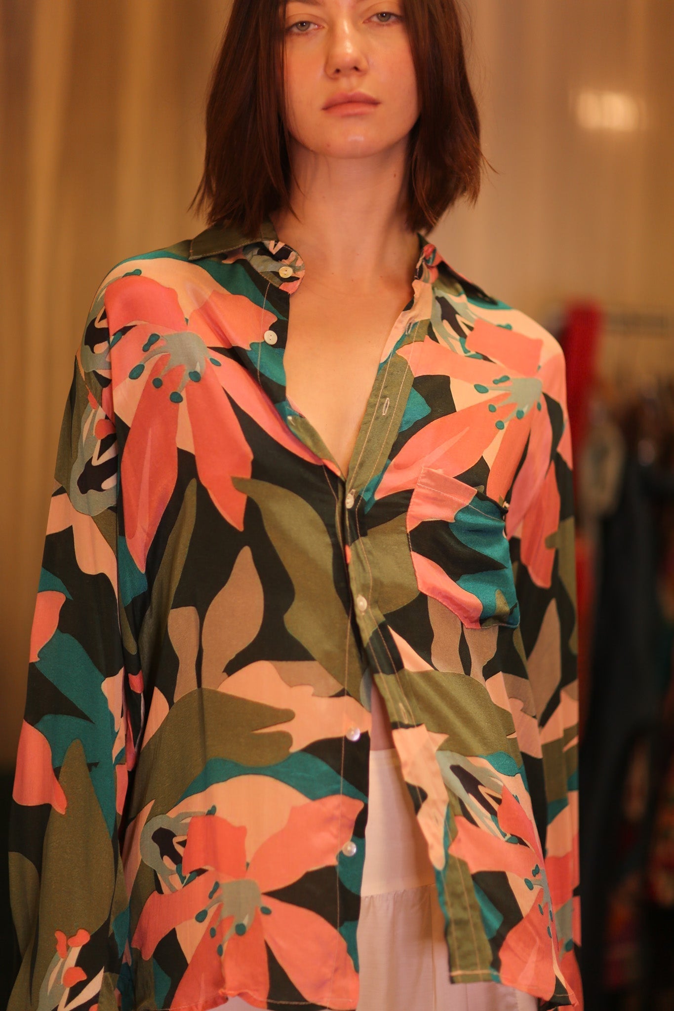 SILK BOYFRIEND SHIRT BILLIE NWAY - MOMO STUDIO BERLIN - Berlin Concept Store - sustainable & ethical fashion