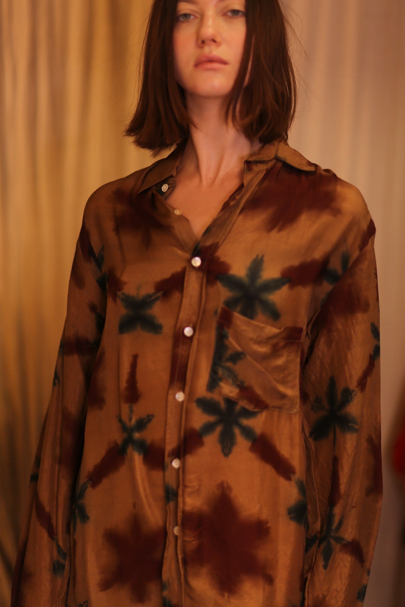 SILK BOYFRIEND SHIRT BILLIE NWEOO - MOMO STUDIO BERLIN - Berlin Concept Store - sustainable & ethical fashion
