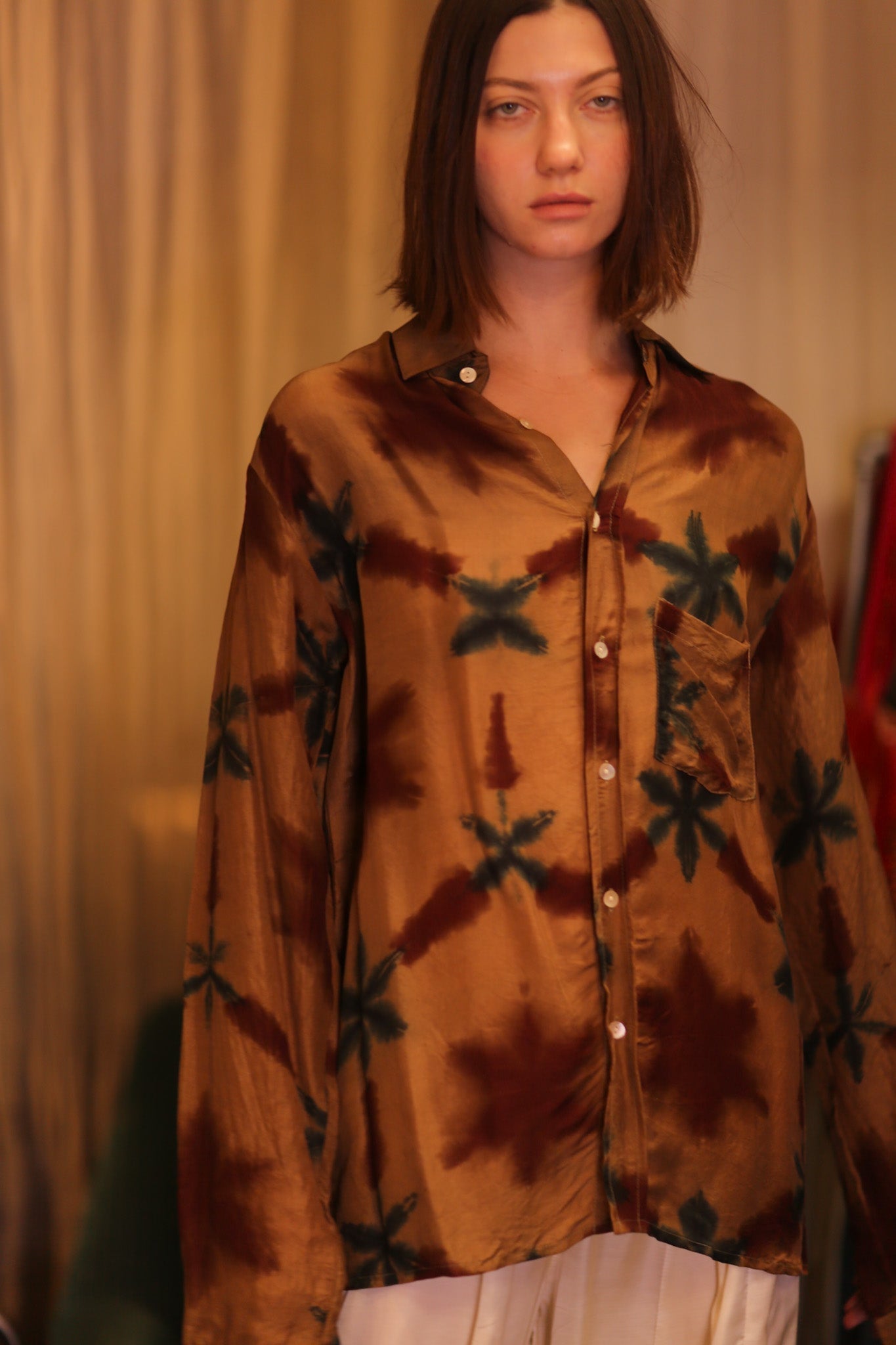 SILK BOYFRIEND SHIRT BILLIE NWEOO - MOMO STUDIO BERLIN - Berlin Concept Store - sustainable & ethical fashion
