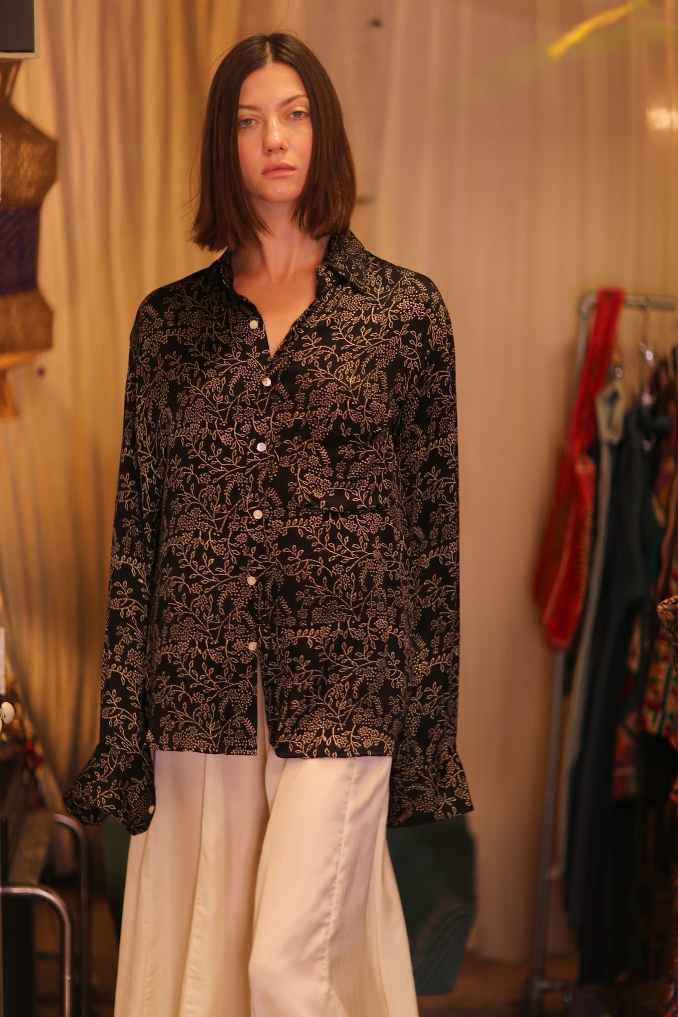 SILK BOYFRIEND SHIRT BILLIE PANKHET - MOMO STUDIO BERLIN - Berlin Concept Store - sustainable & ethical fashion