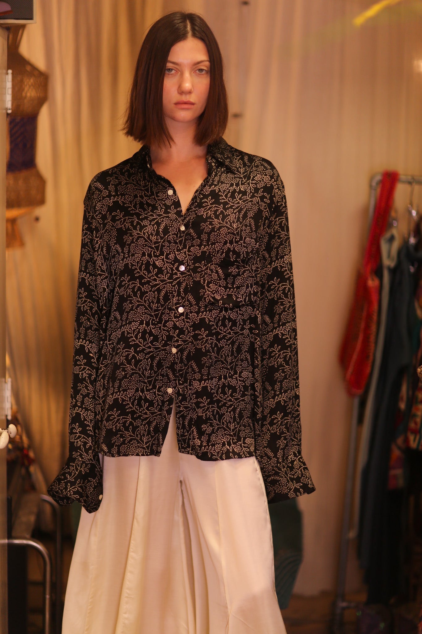 SILK BOYFRIEND SHIRT BILLIE PANKHET - MOMO STUDIO BERLIN - Berlin Concept Store - sustainable & ethical fashion